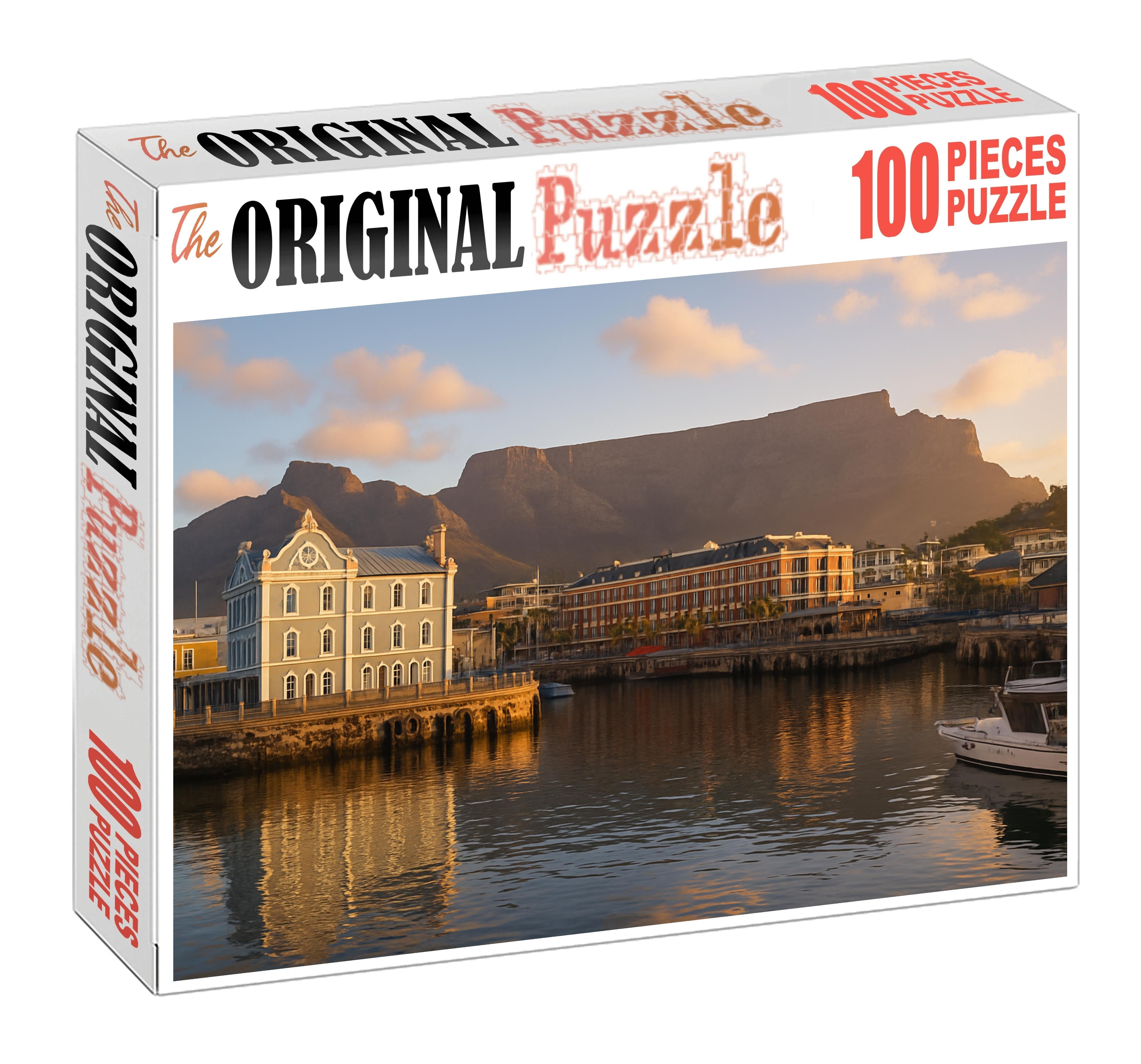 Cape Town Waterfront Skyline Praised For Its Dramatic Backdrop And Waterfront Integration 200 Piece Puzzle