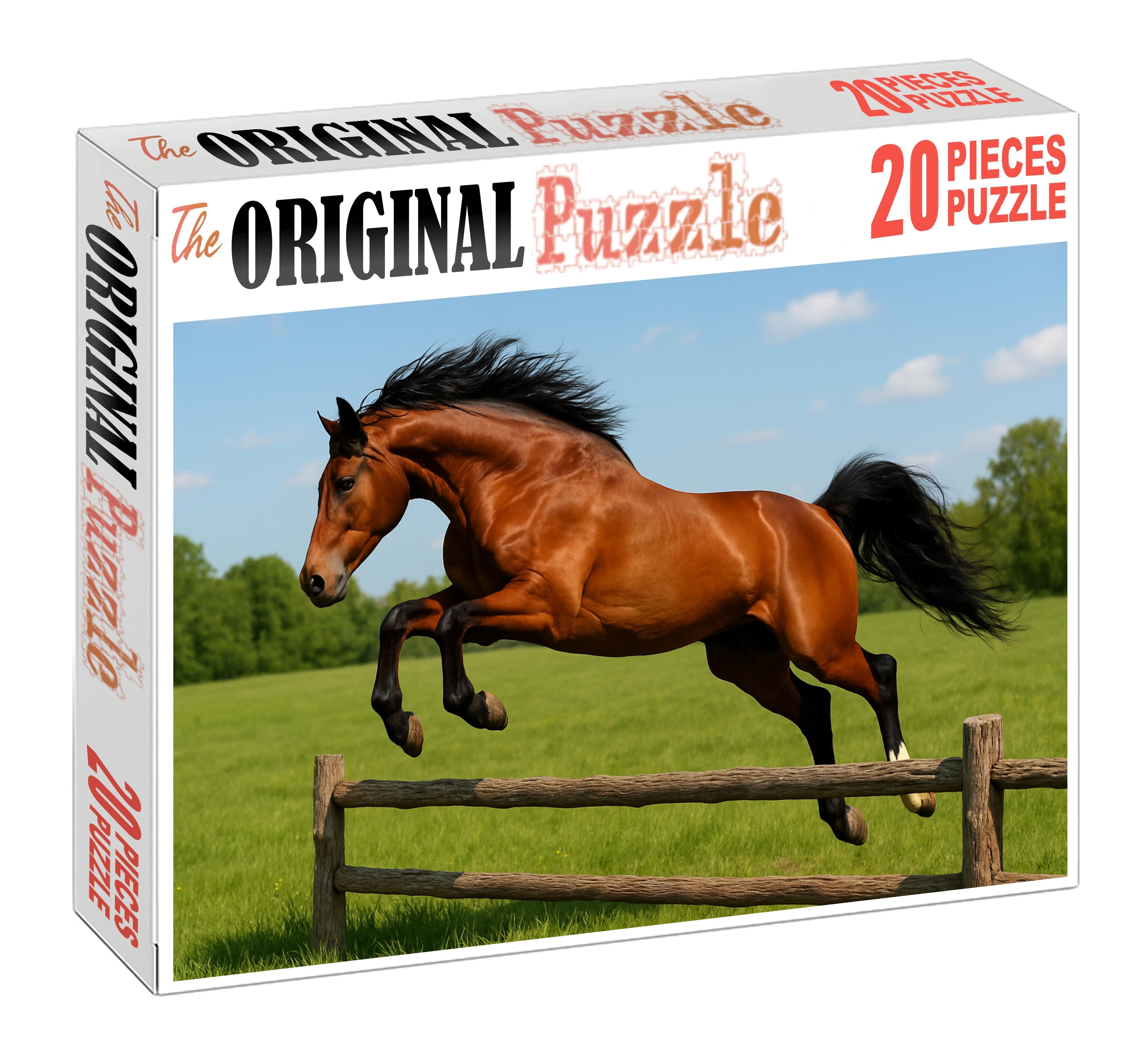 Golden Meadow Hunter Large Format Puzzle