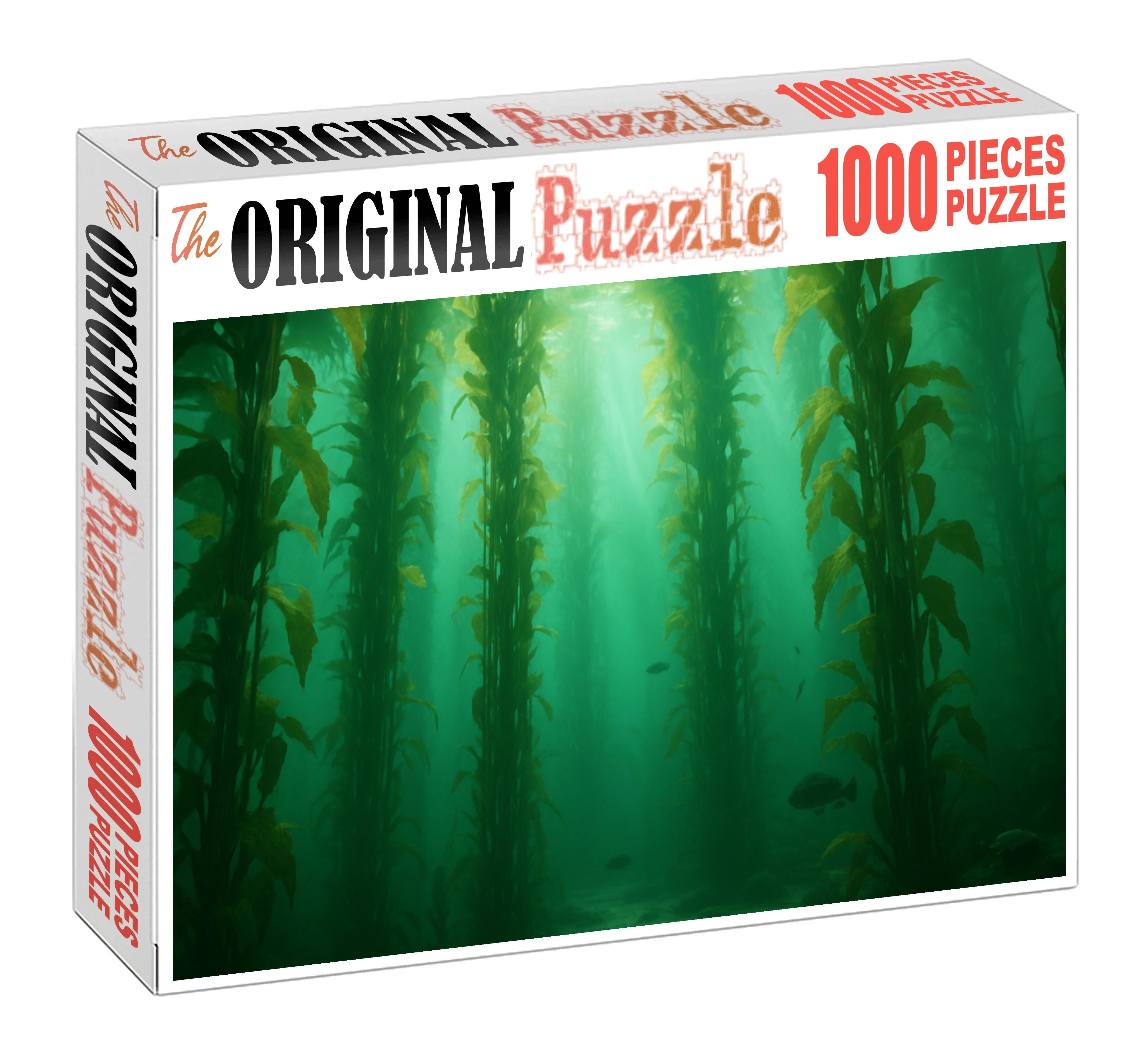 Silent Kelp Maze Towering Forests In Cool Subsurface Currents 200 Piece Puzzle