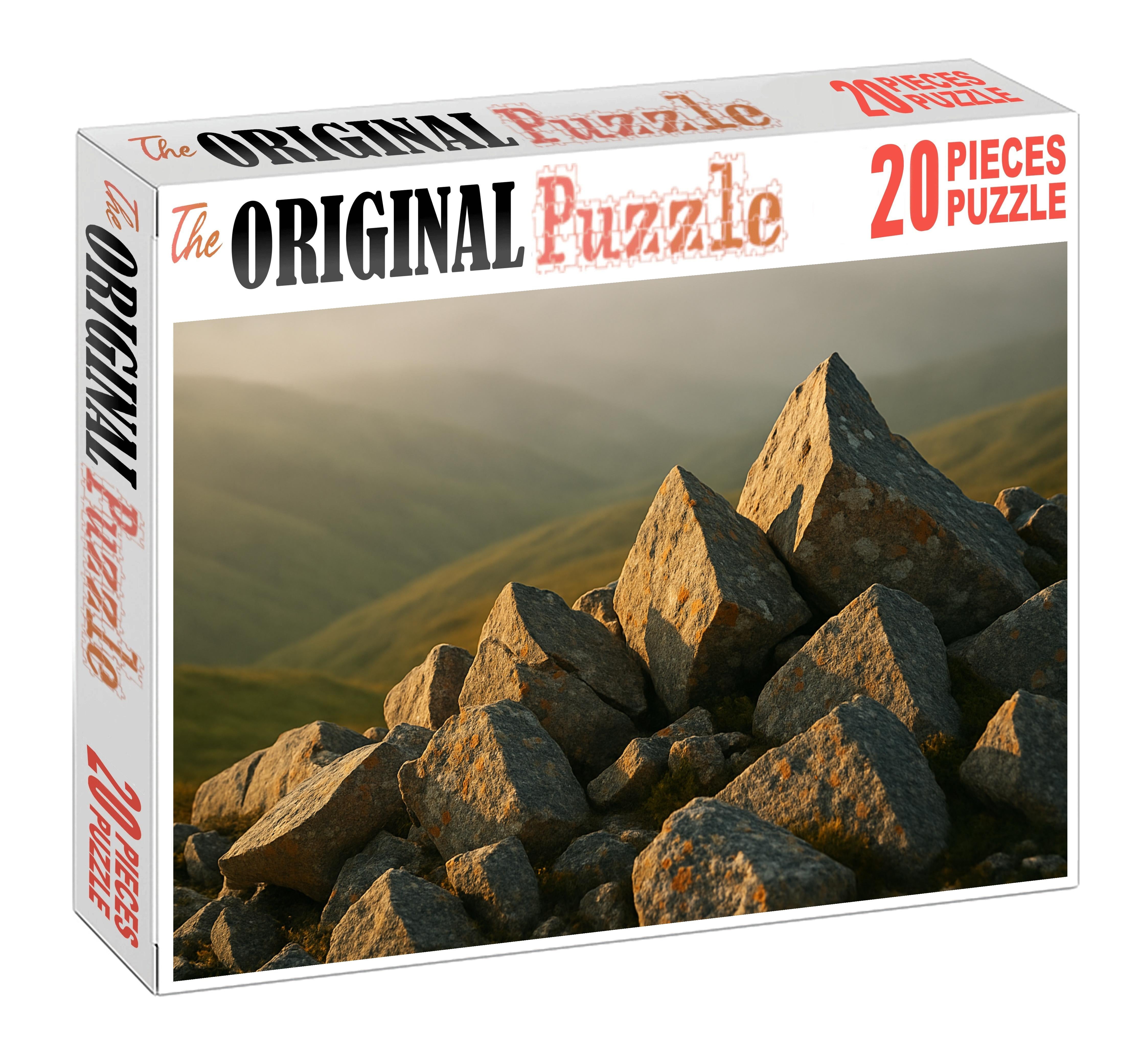 Sunlit Granite Outcrop Puzzle Fun