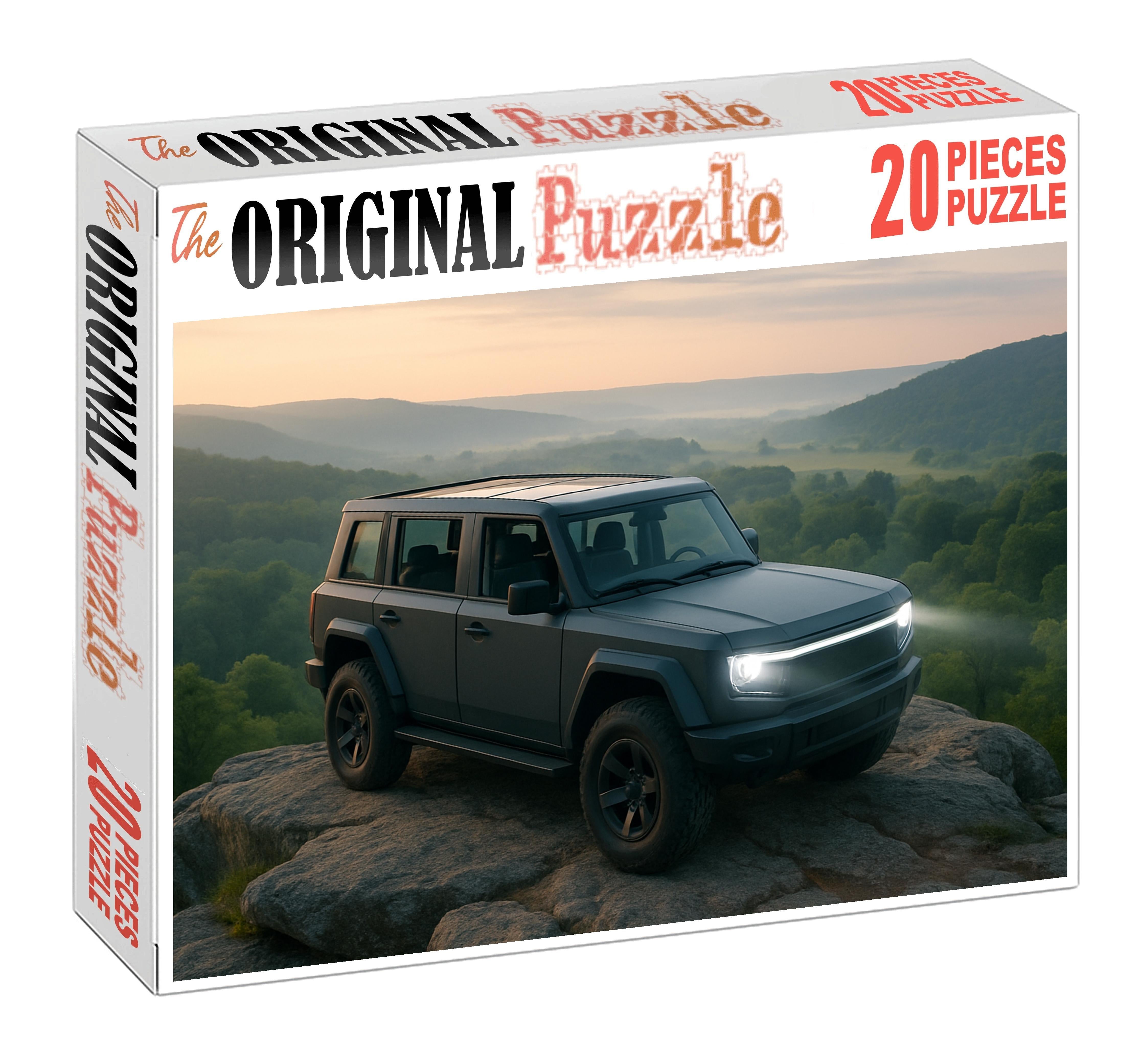 Vanguard Aegis Futuristic Hybrid Adventure Machine Custom Jigsaw Puzzle