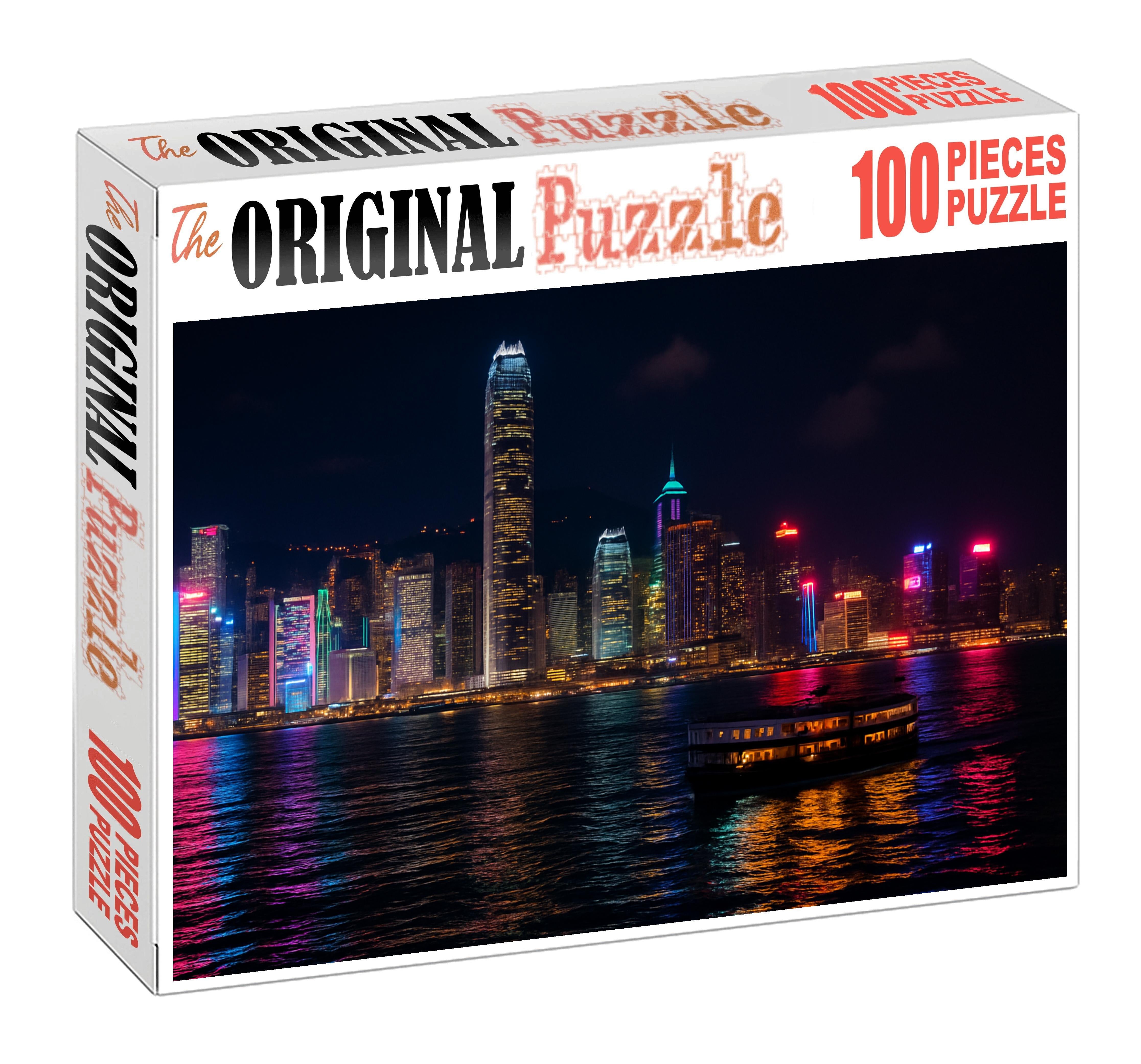 Hong Kong Island Skyline Frequently Ranked As The Worlds Most Photographed Urban Silhouette 200 Piece Puzzle