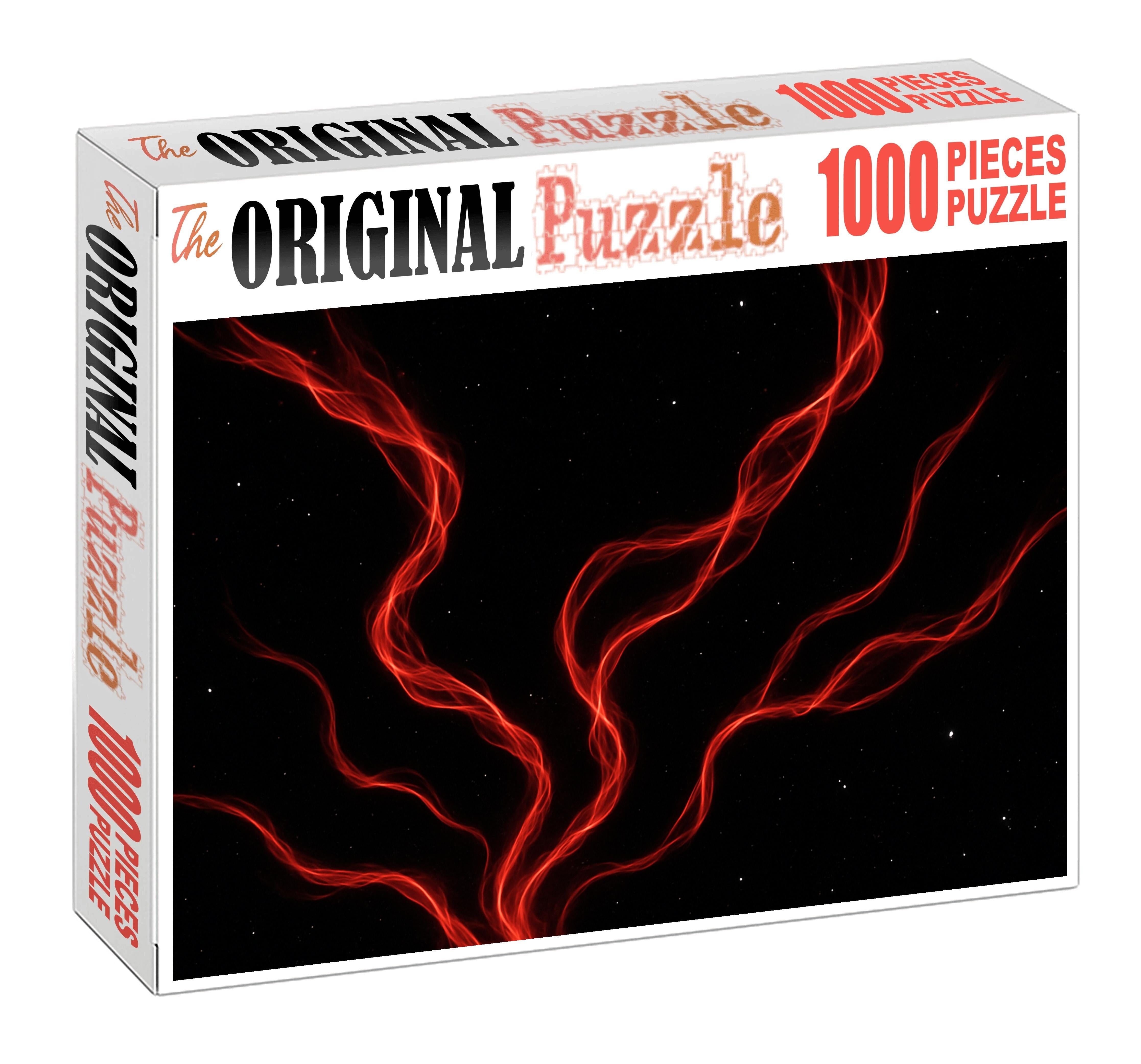Crimson Superheated Gas Filaments 100 Piece Puzzle