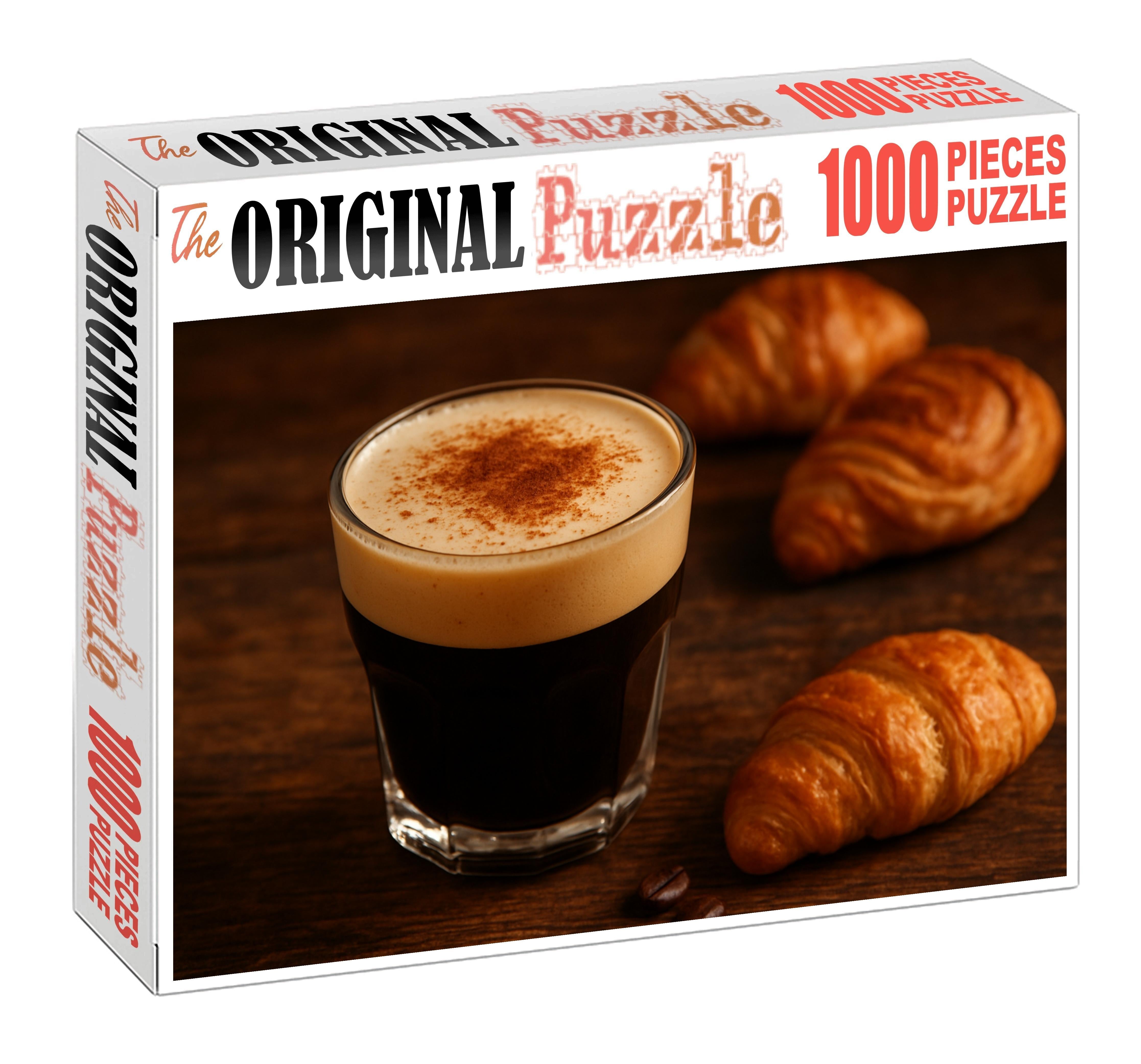 Cinnamon Velvet Smooth Espresso With Creamy Spice Unique Puzzle Design