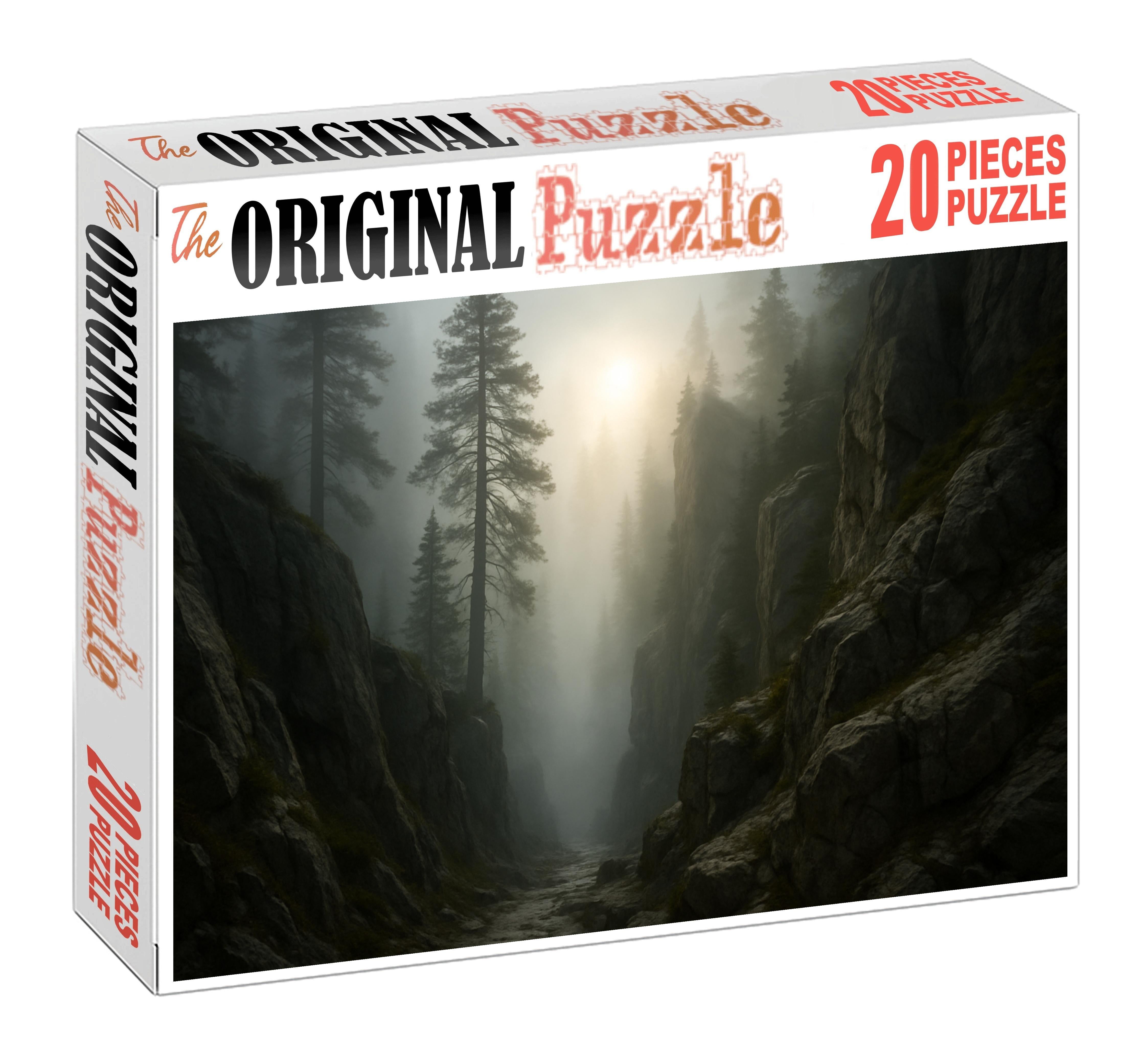 Misty Mountain Pass Puzzle For Kids