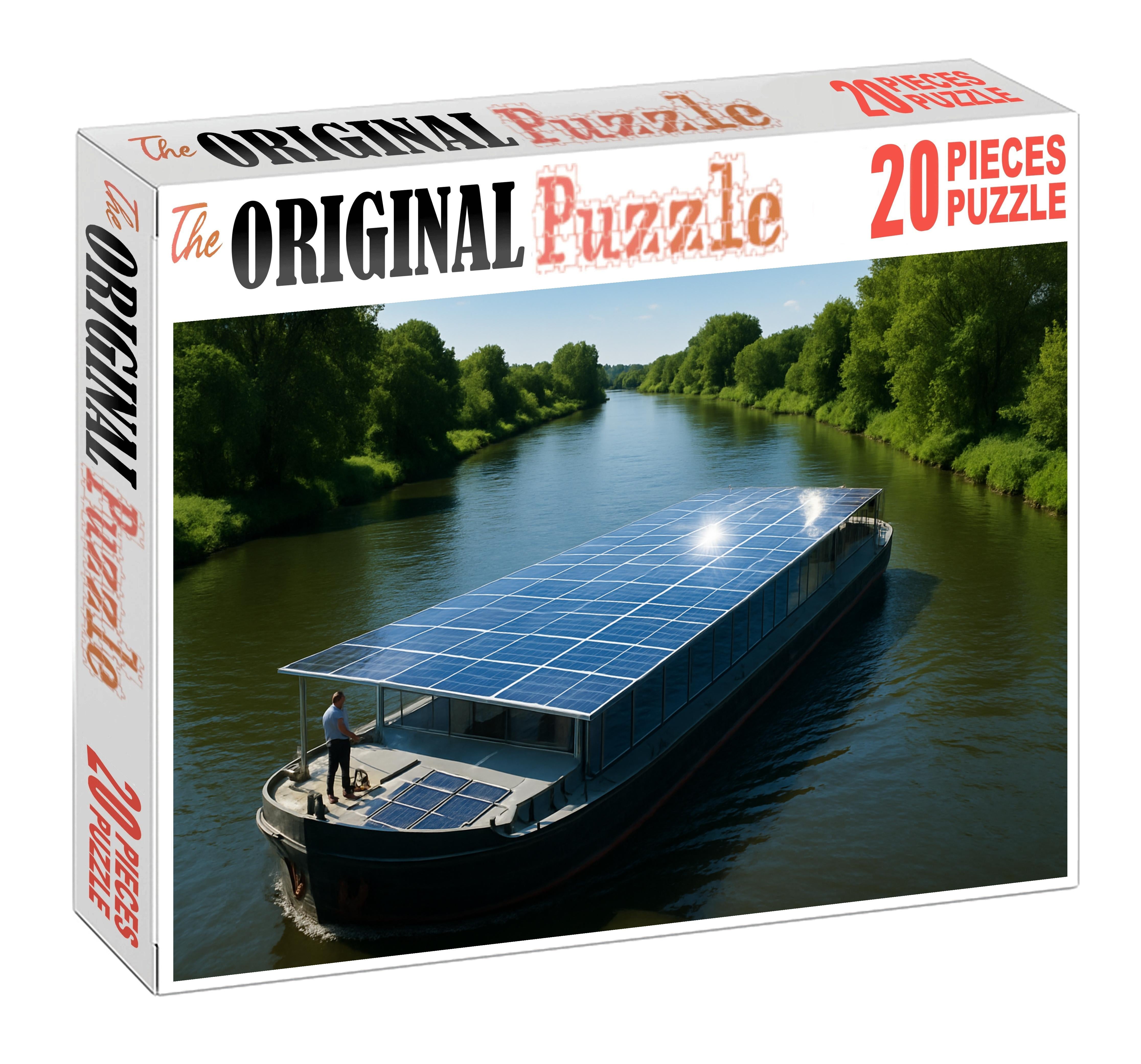 Solar-assisted River Barge 20 Piece Puzzle