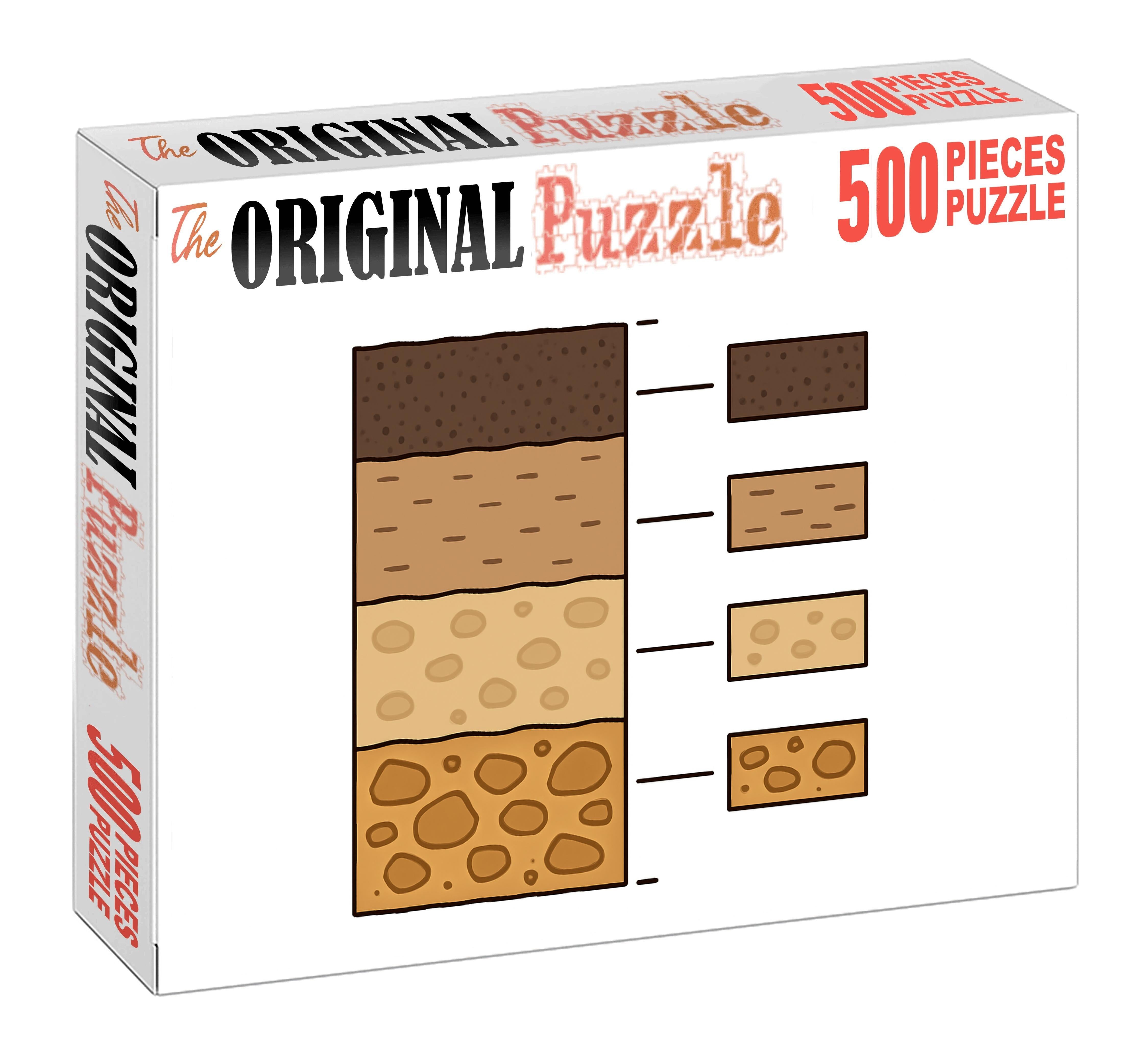 Multi-layer Soil Composition Cross-section 50 Piece Puzzle