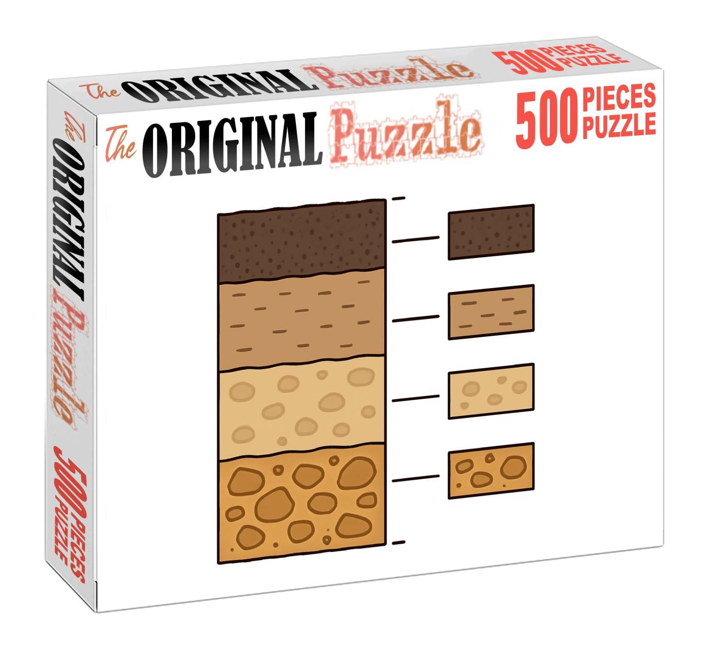 Multi-layer Soil Composition Cross-section 50 Piece Puzzle