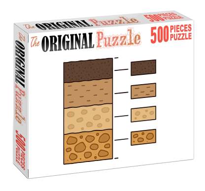 Multi-layer Soil Composition Cross-section 50 Piece Puzzle
