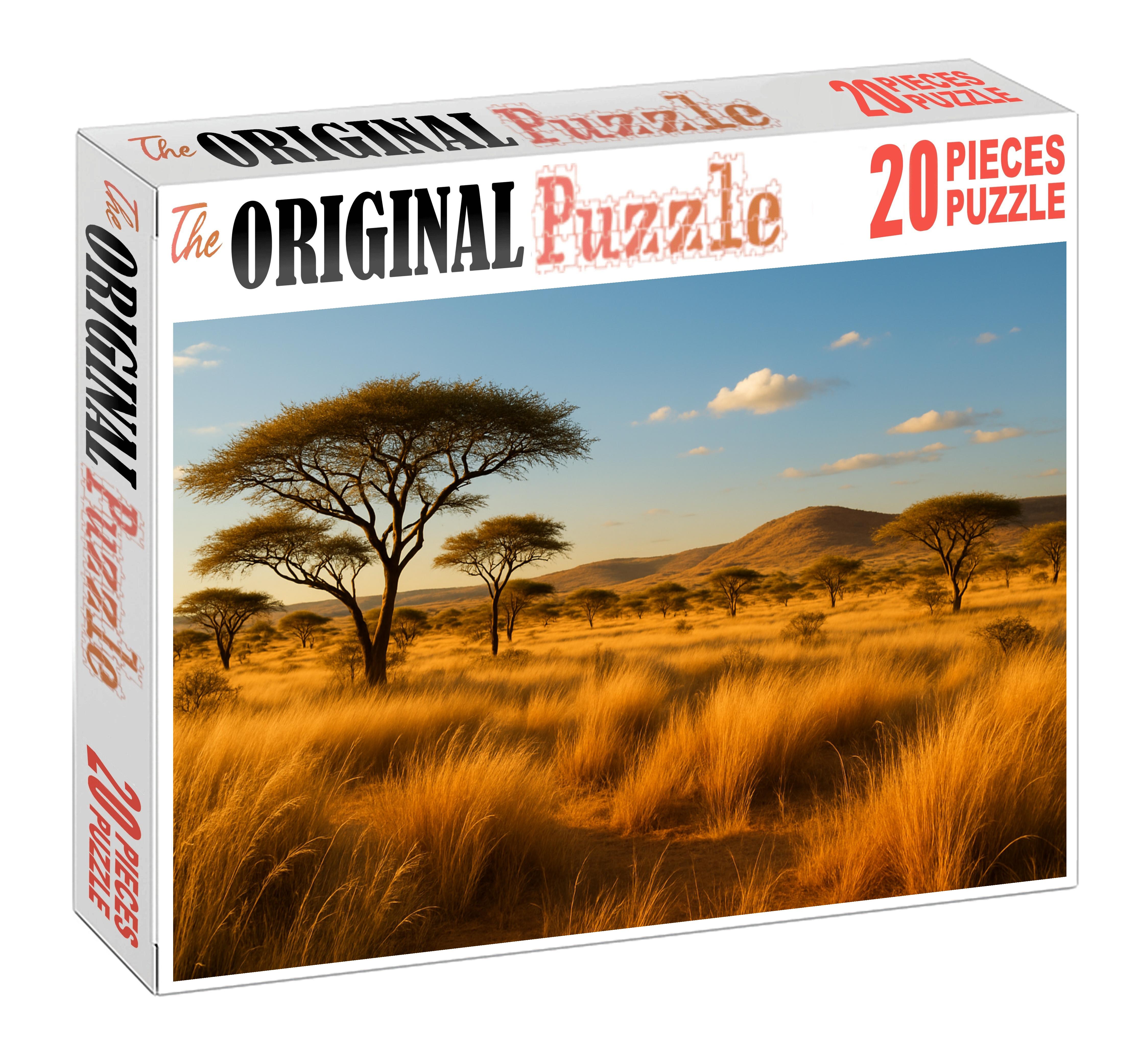 Amber Ridge Savanna Custom Jigsaw Puzzle