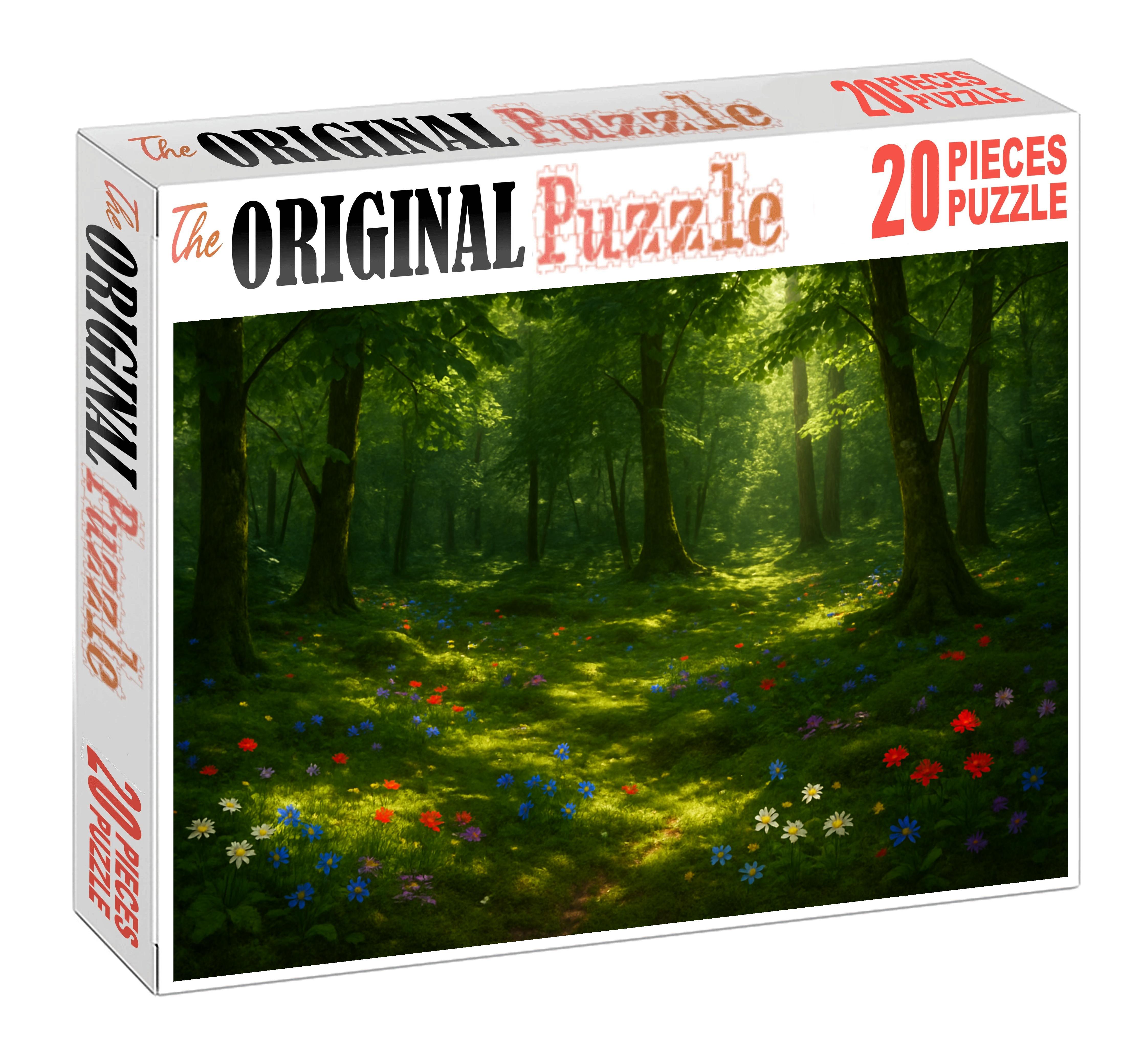 Sun-dappled Forest Glade 100 Piece Puzzle