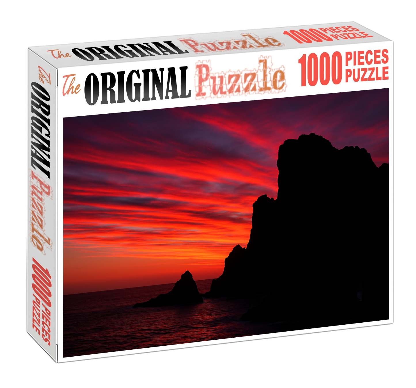 Sunset Panorama From A Wind-swept Bluff 1000 Piece Puzzle