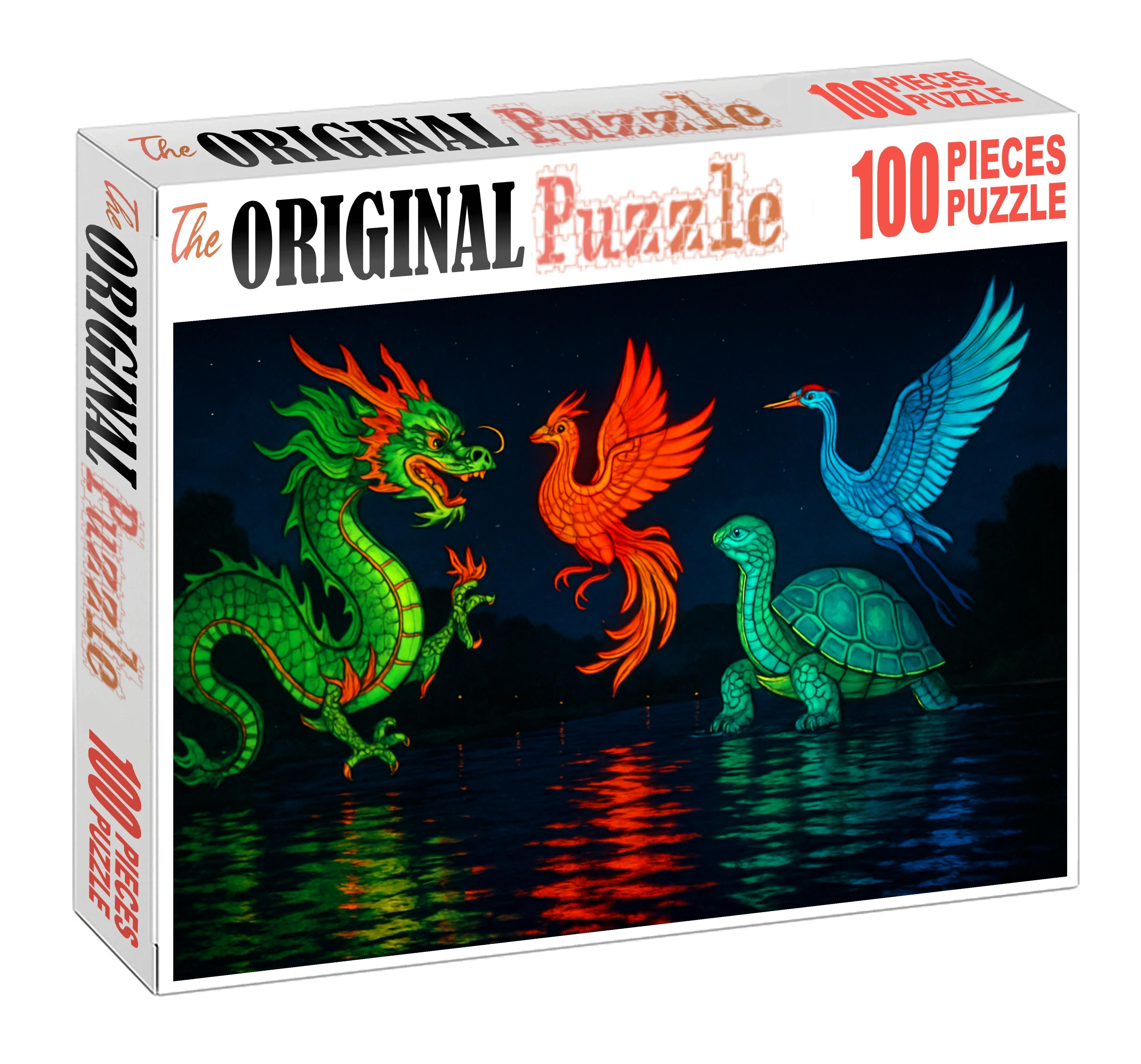The Lantern Festival Of Floating Whimsy 200 Piece Puzzle