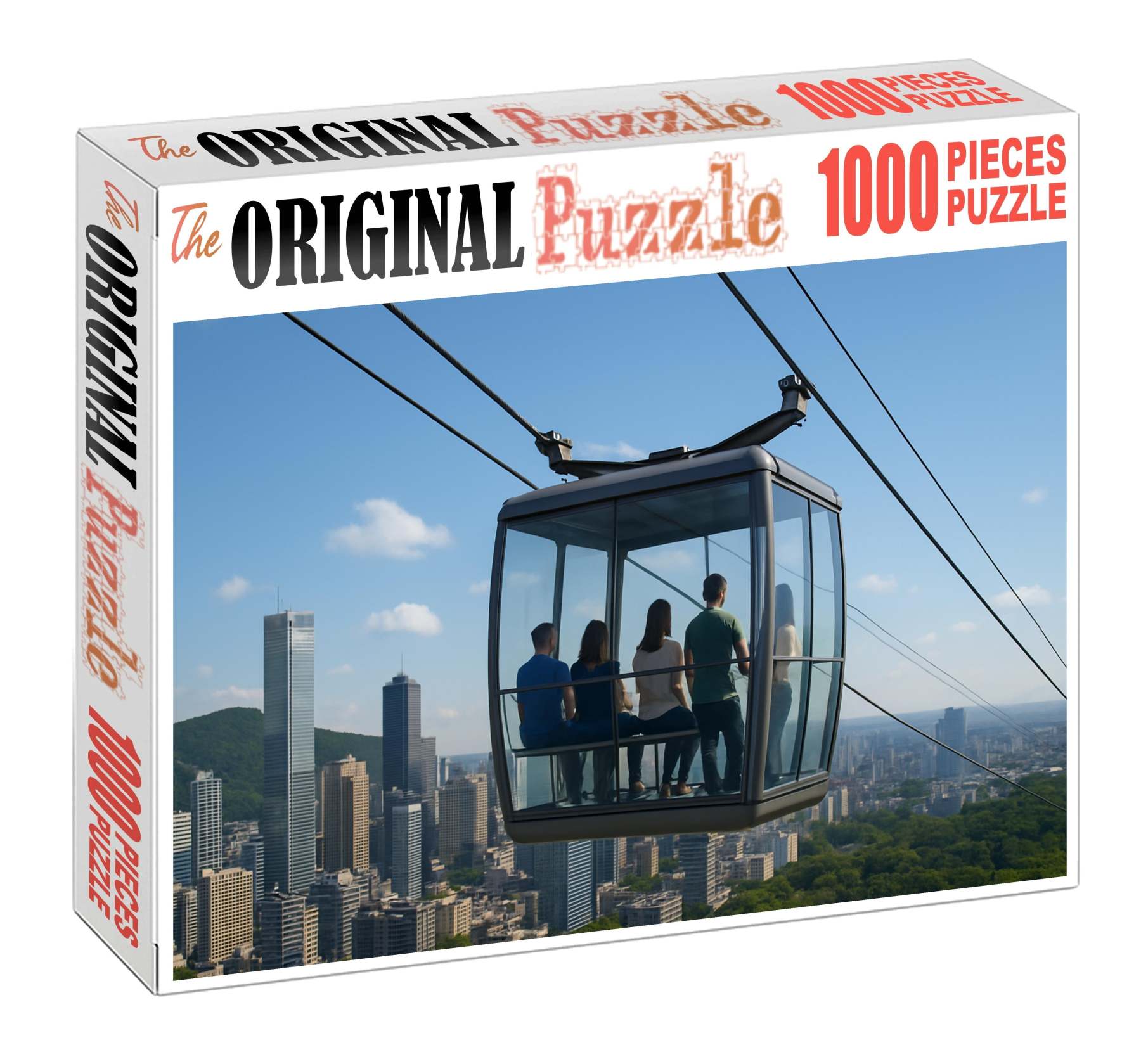 Autonomous Elevated Cable Car Puzzle For Adults