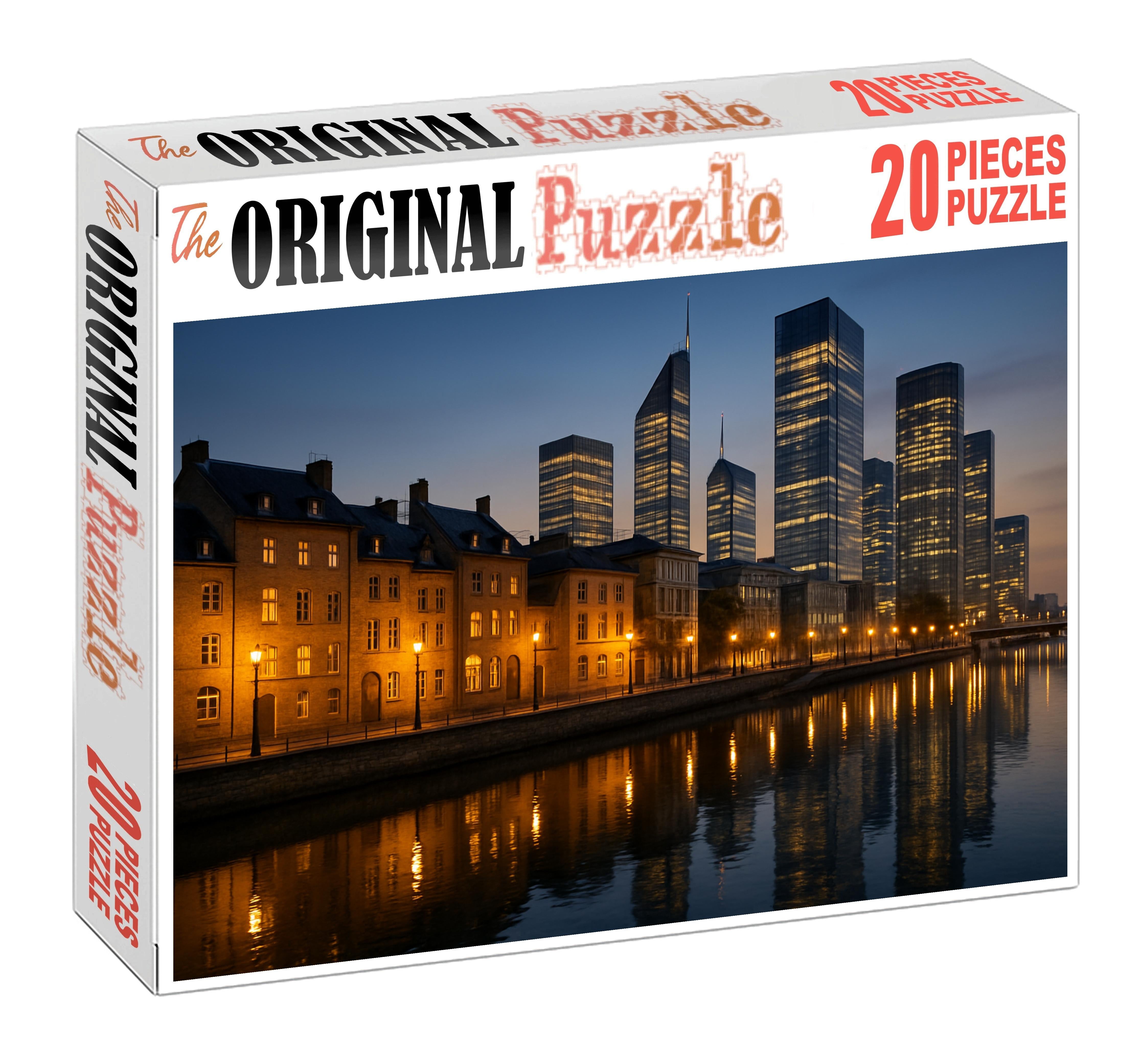 Montreal Old Port Skyline Historic Charm Meets Modern High-rises 1000 Piece Puzzle