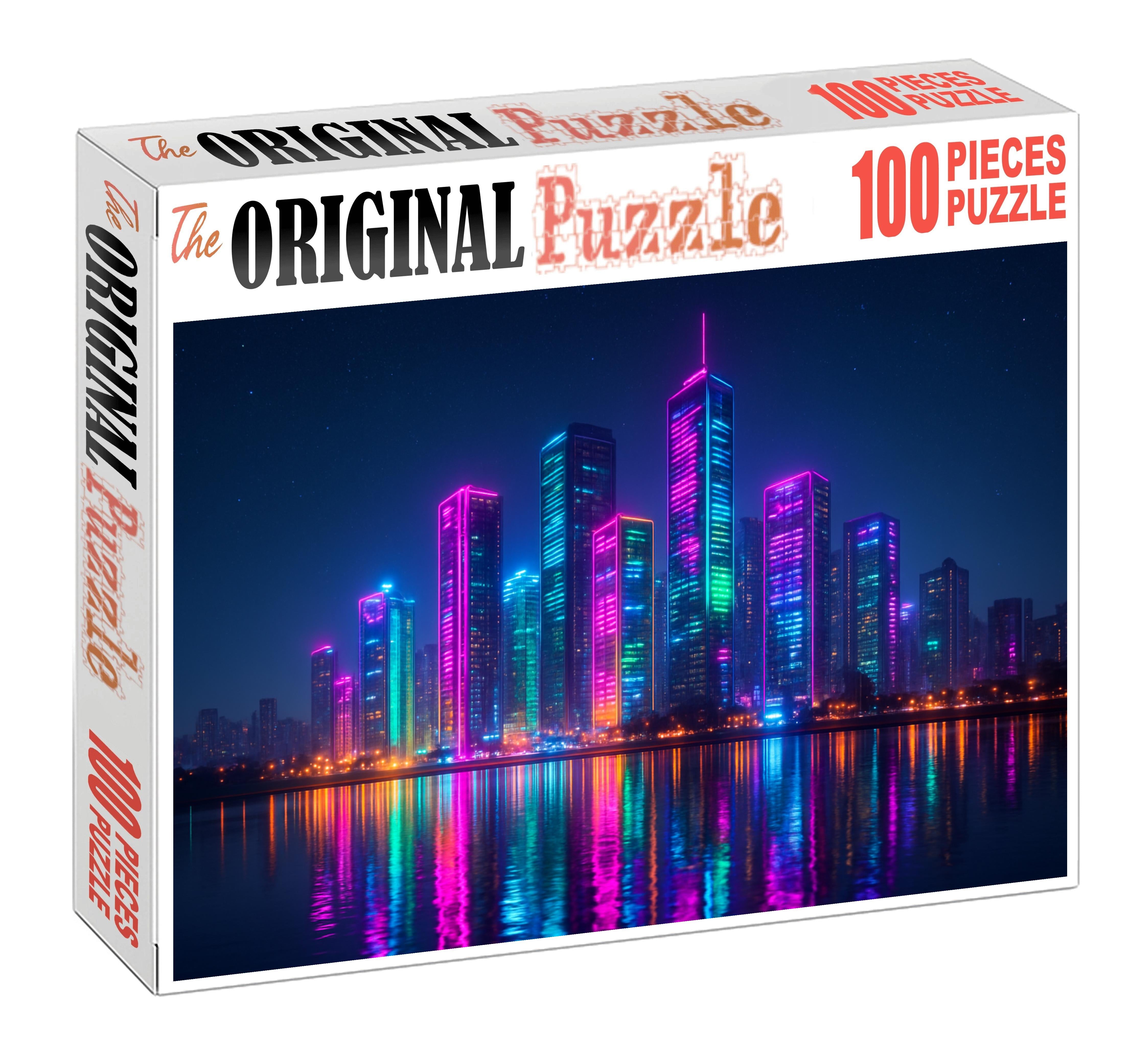 Seoul Gangnam Skyline The Trendsetting Modern Cluster 100 Piece Puzzle