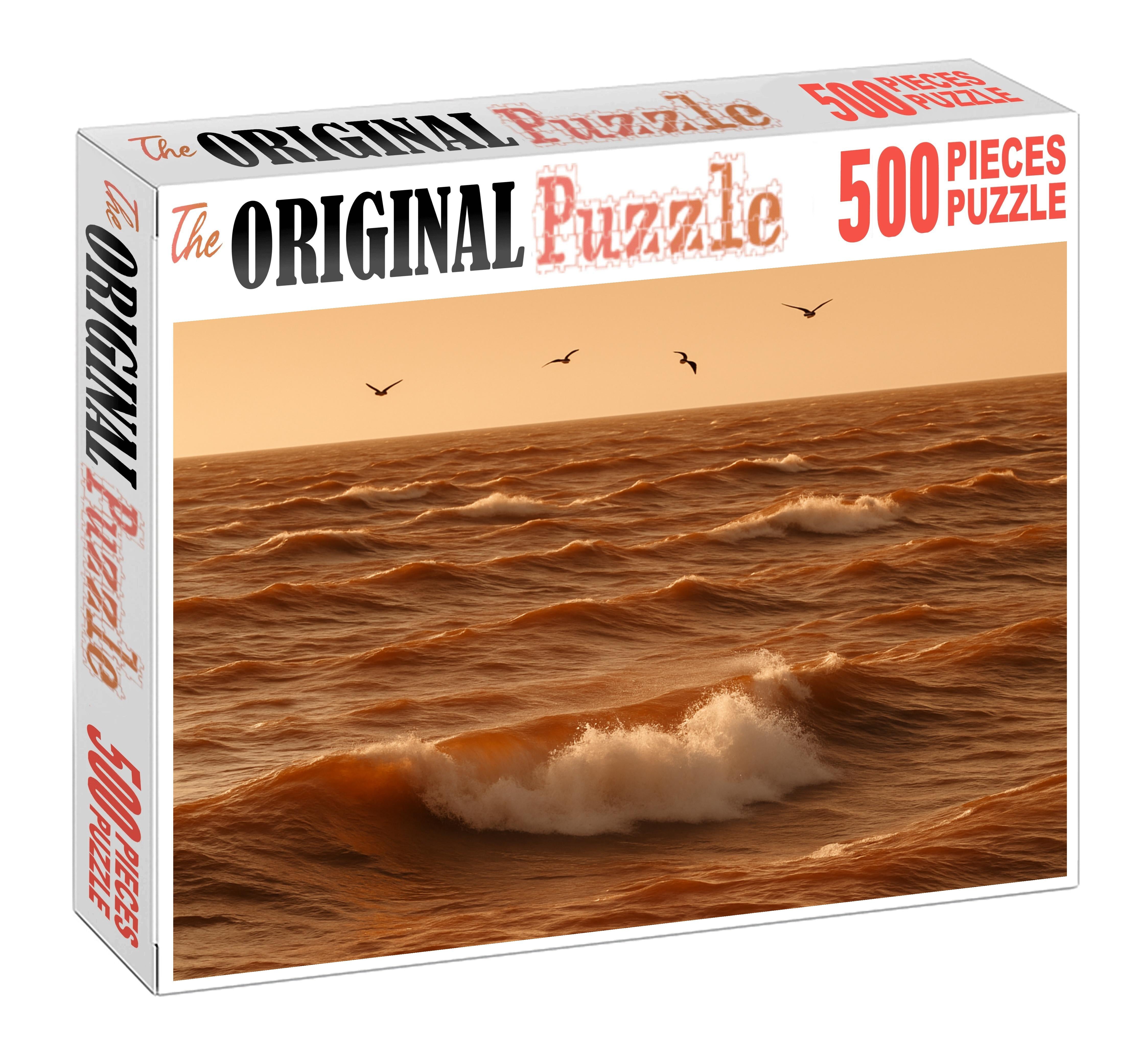 Copper Swell Horizon Custom Jigsaw Puzzle