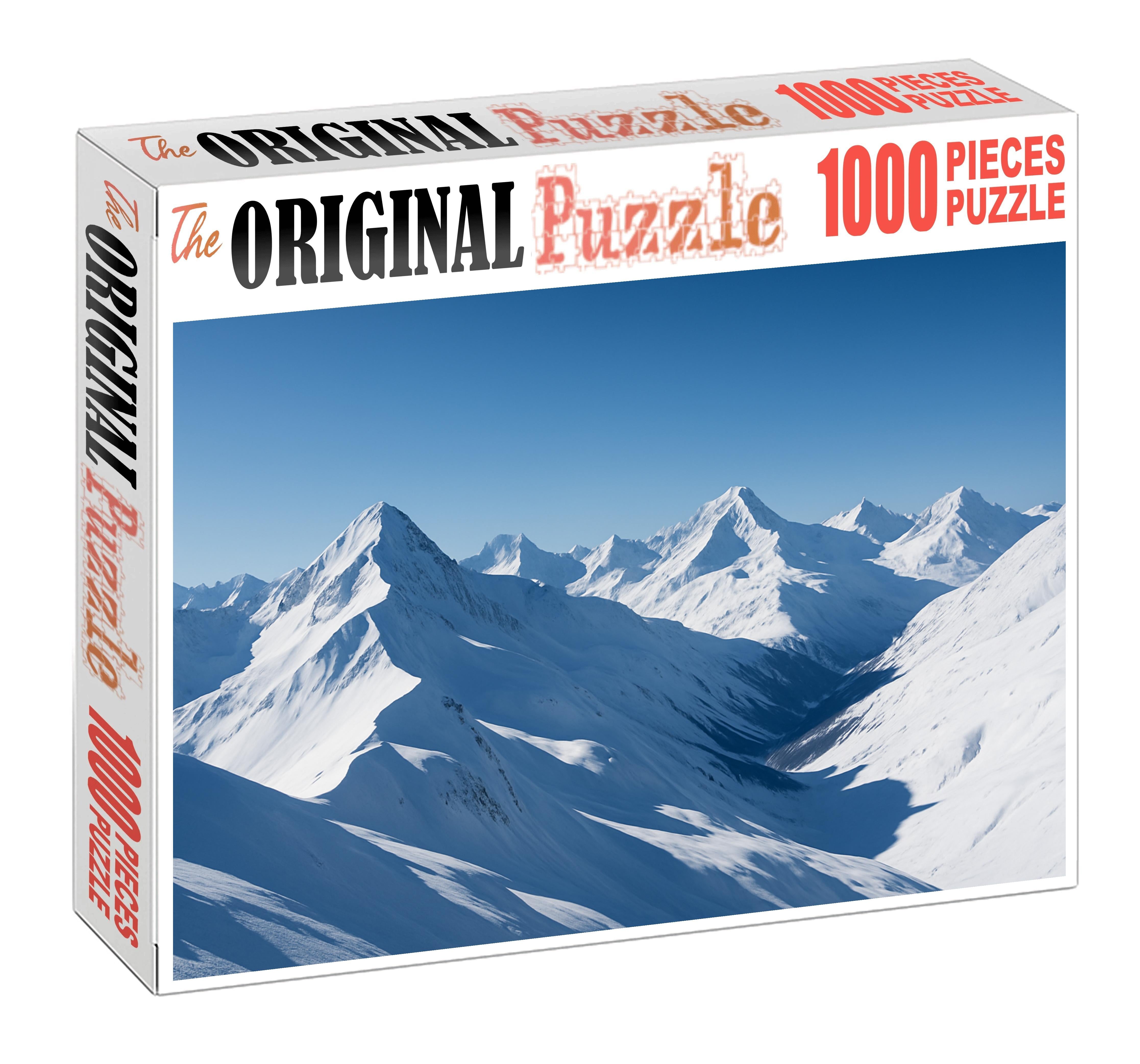 Snow-capped Highland Vista Easy Puzzles