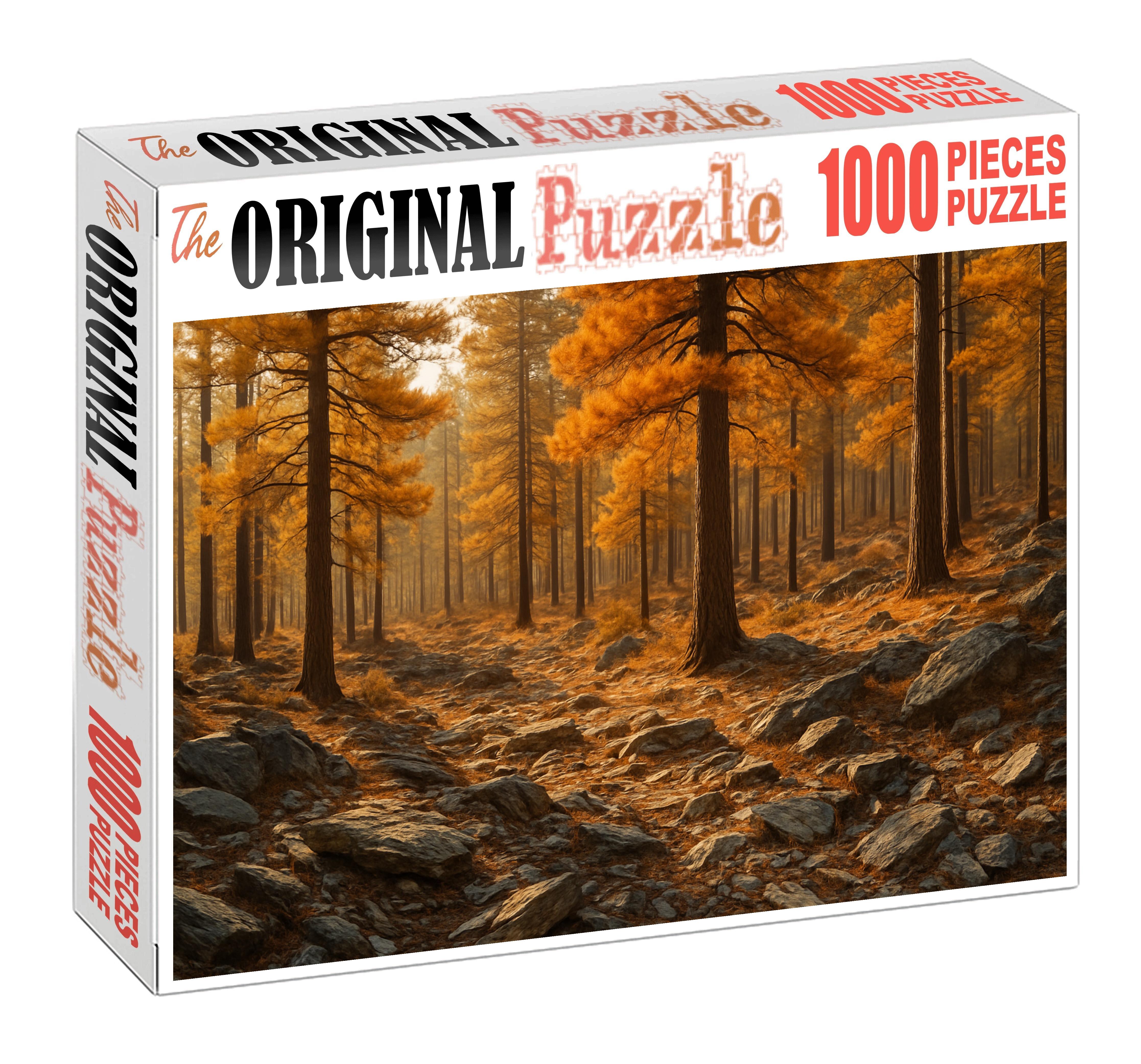 Amber Pine Slopes Premium Puzzle Pieces