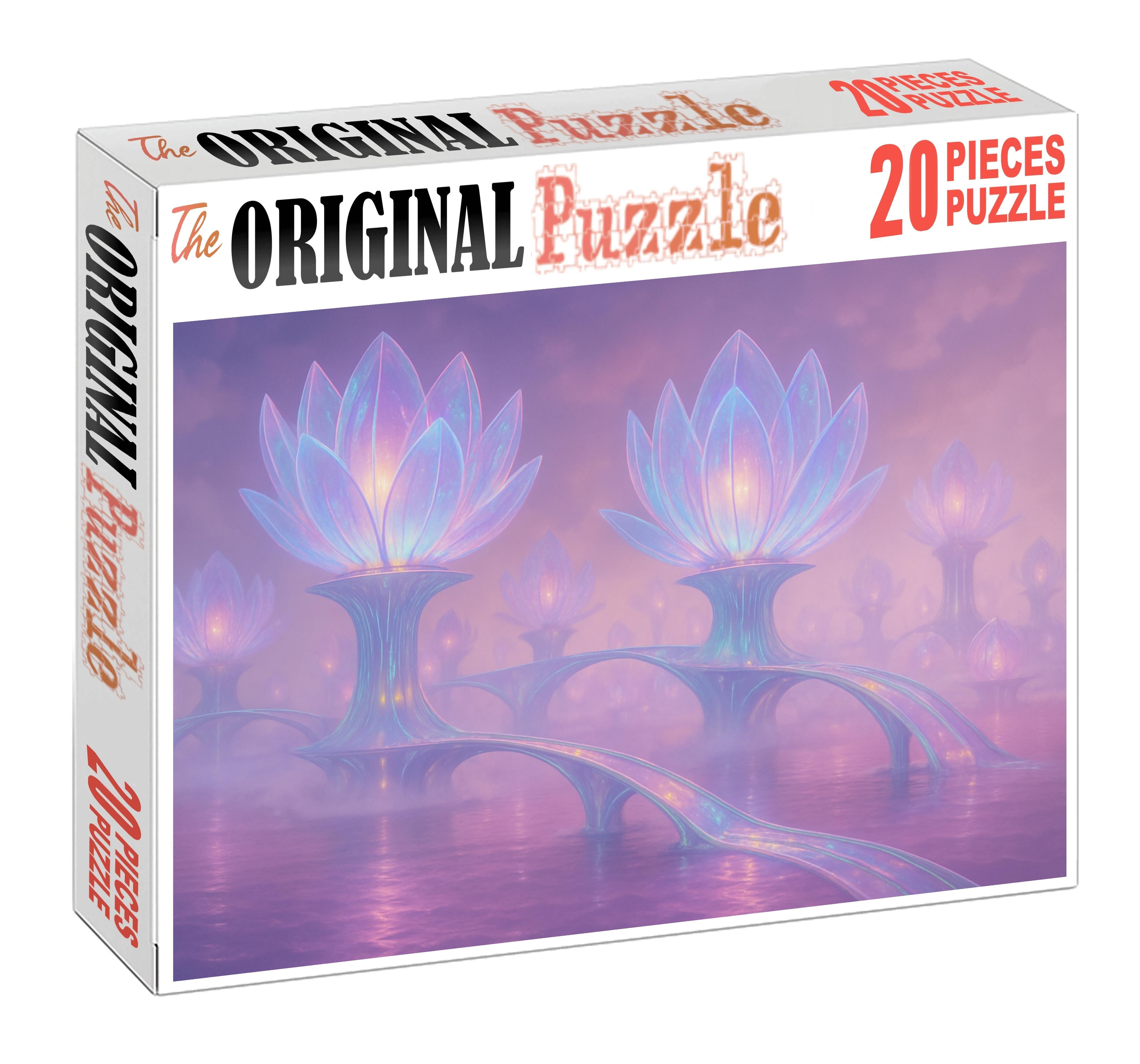 The Floating City Of Glass Blossoms 300 Piece Puzzle