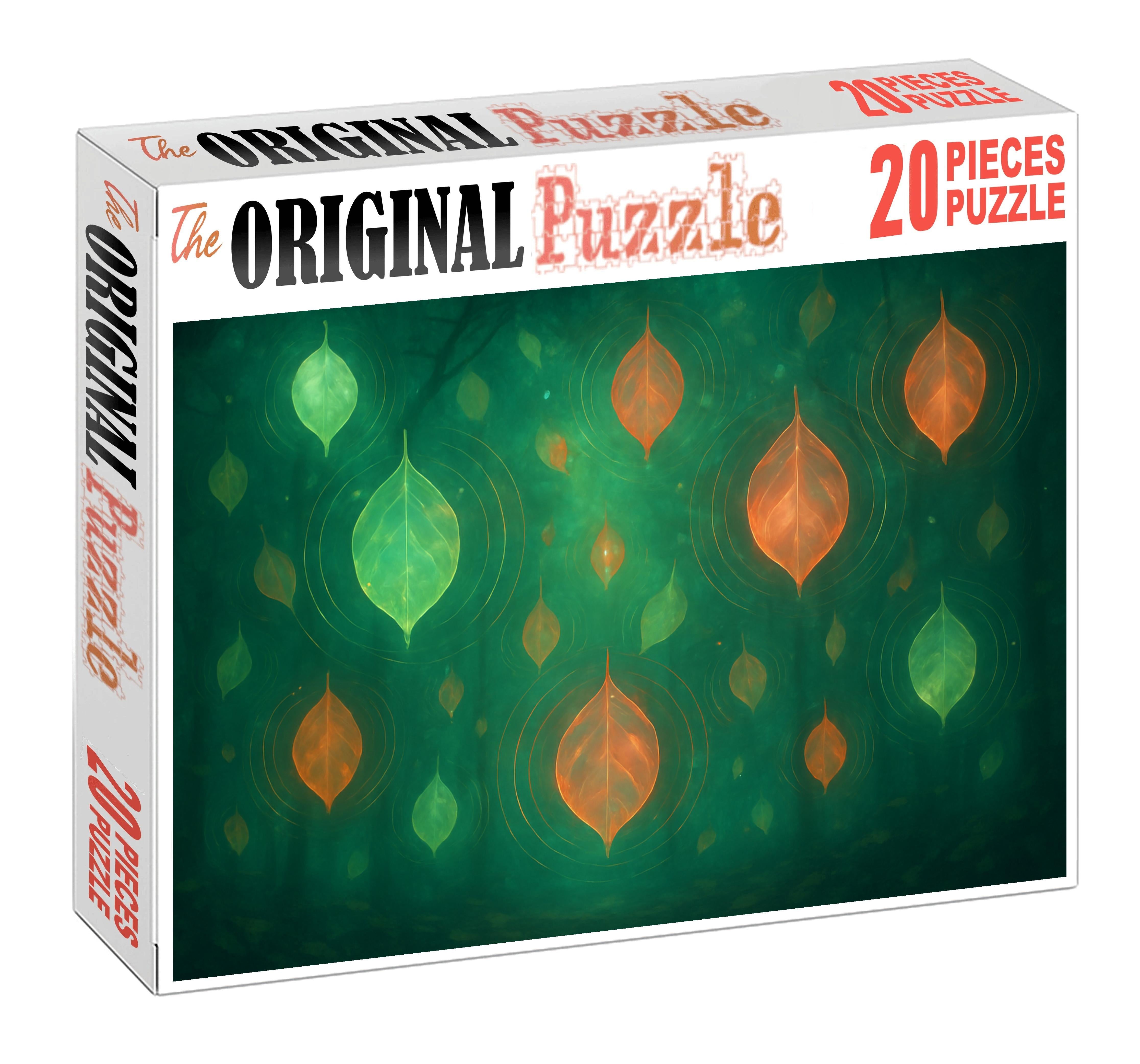 Whispering Canopy Floating Leaves Of Sound And Light Unique Puzzle Design