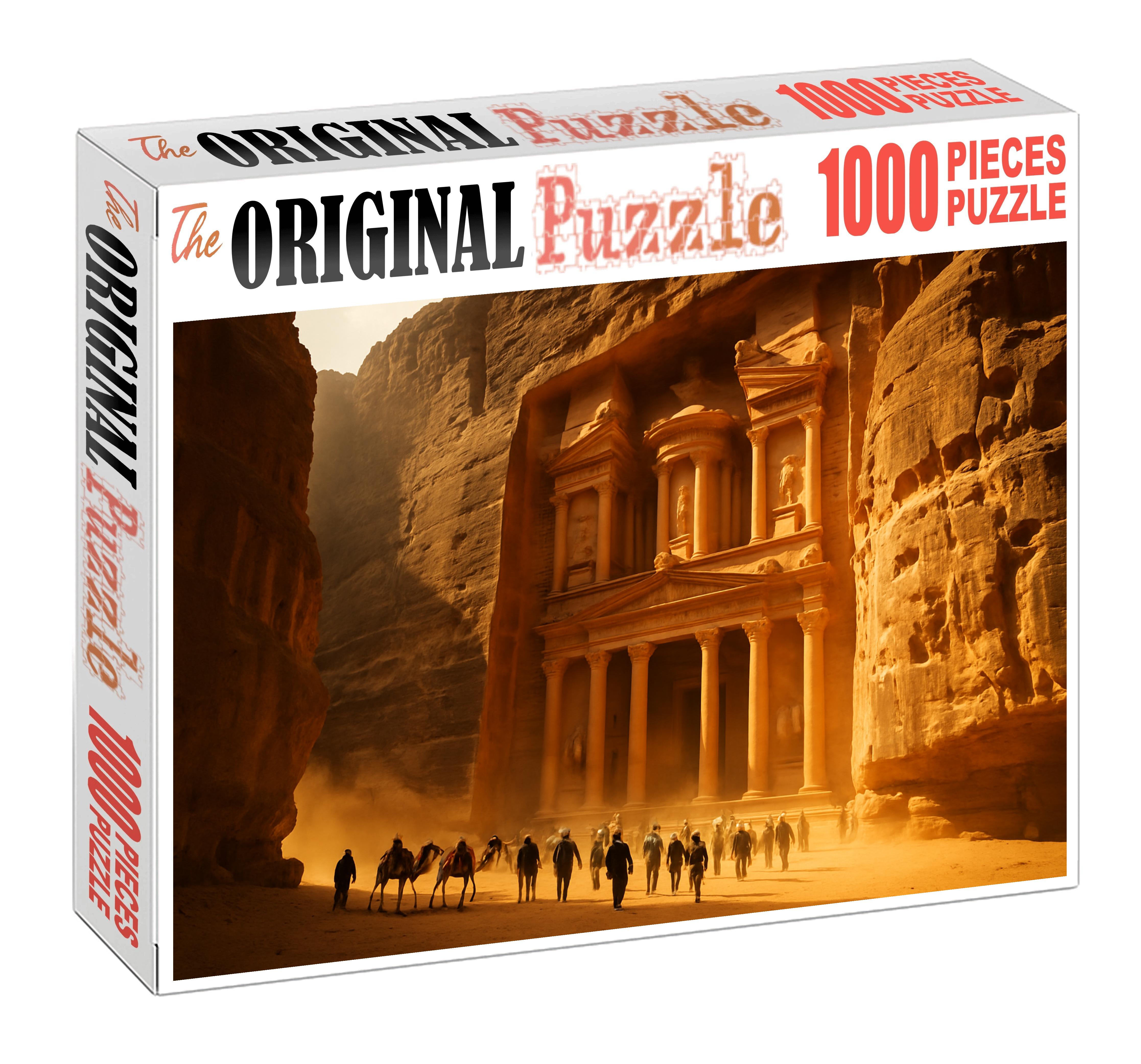 Petra Located In Ma'an Governorate Jordan Recognized By 7130 Globally For Its Rock-cut Architecture 1000 Piece Puzzle