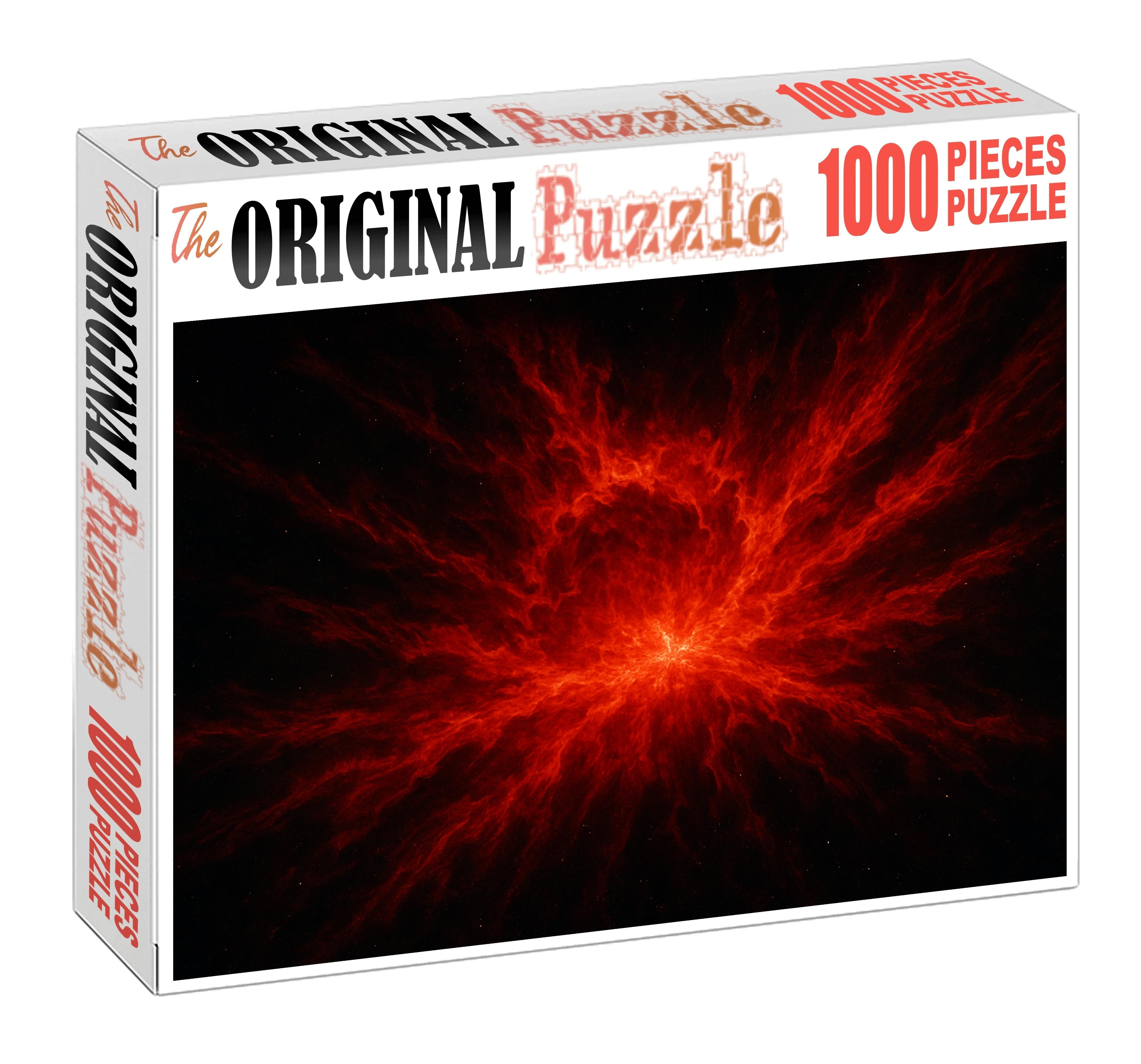 Crimson Radiant Outflow 100 Piece Puzzle