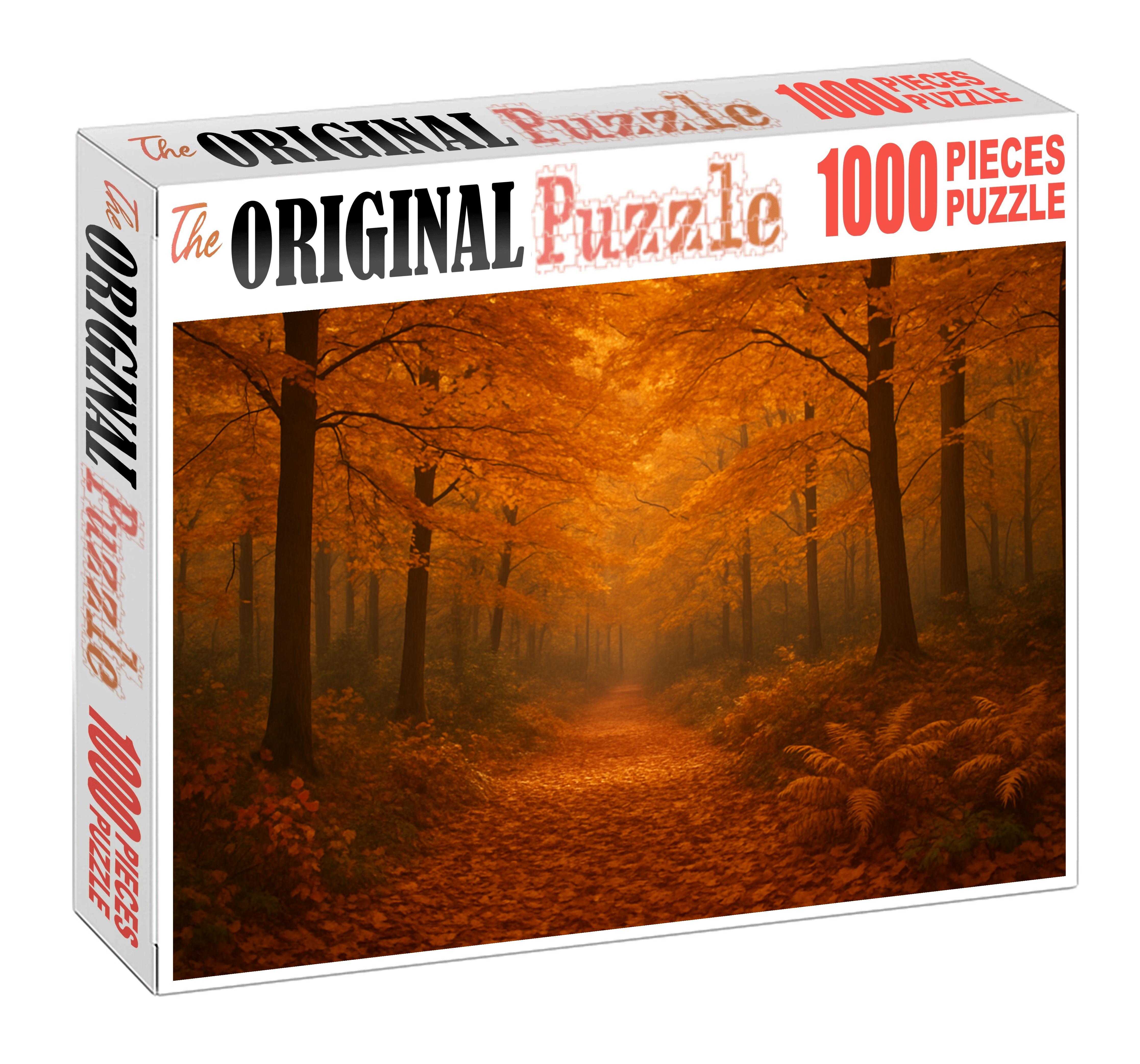 Amber Leaf Hollow Puzzle For Kids
