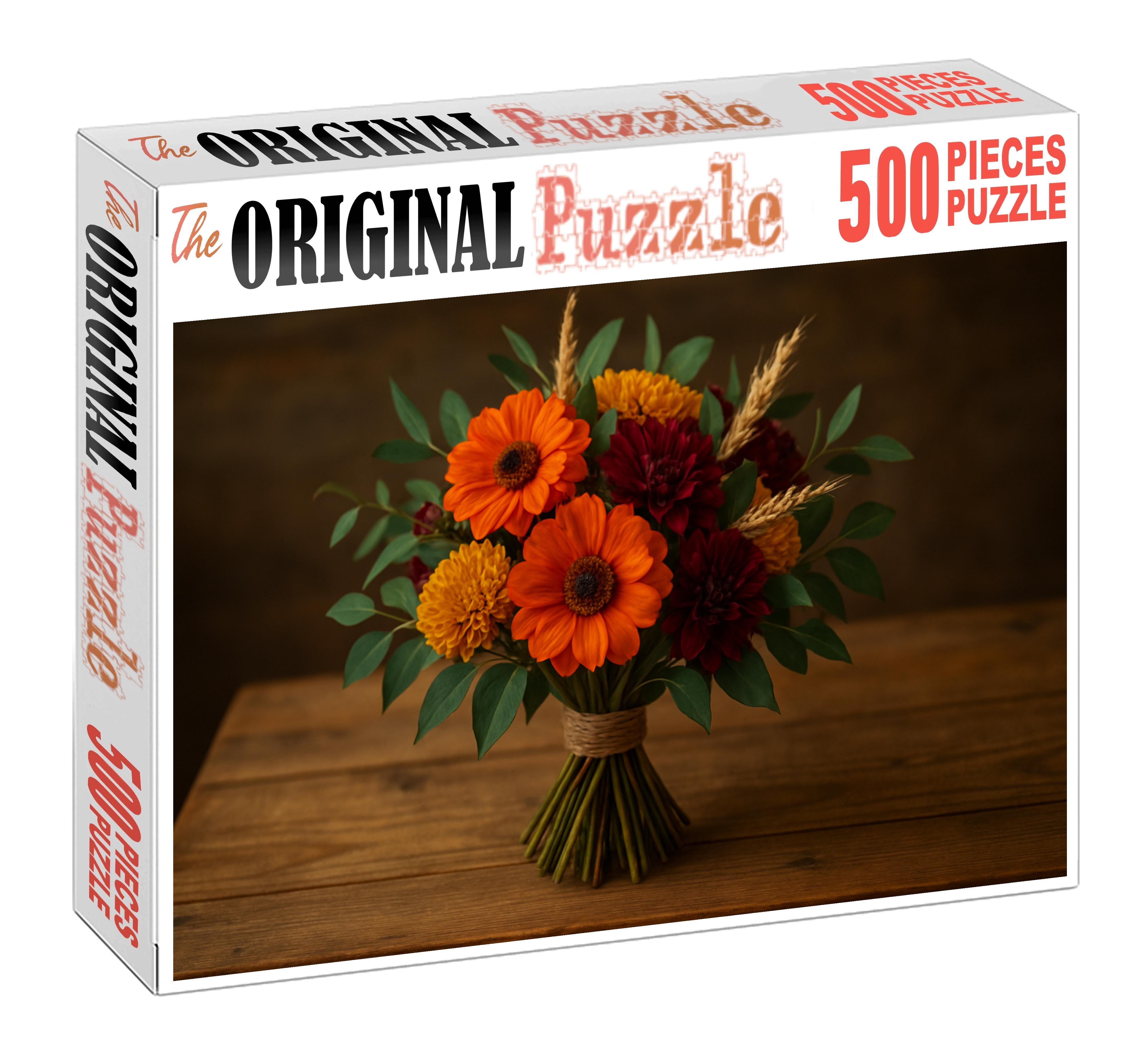 Rustic Autumn Bouquet Family Puzzles