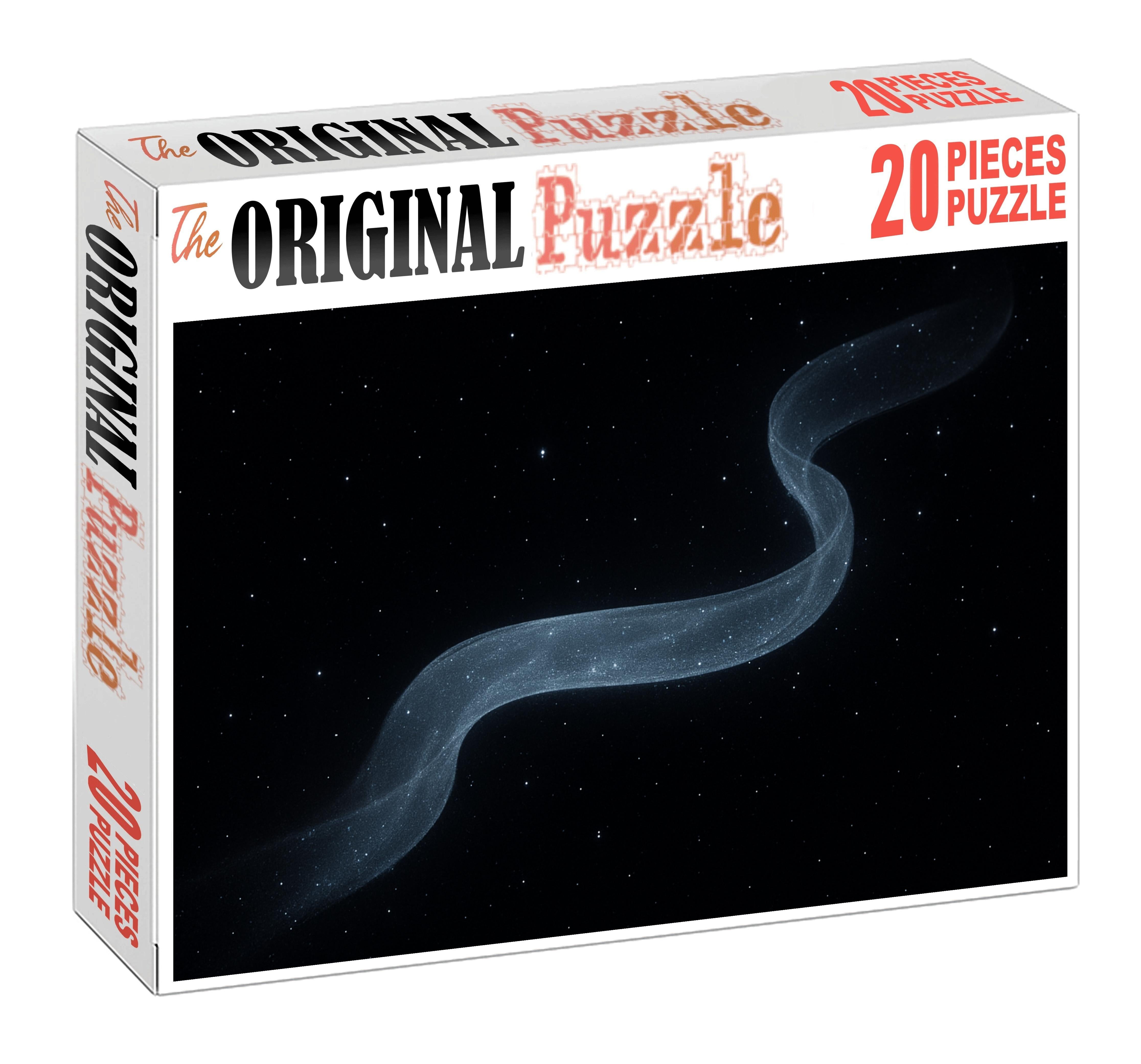 Crystalline Interstellar Ice Stream Unique Puzzle Design