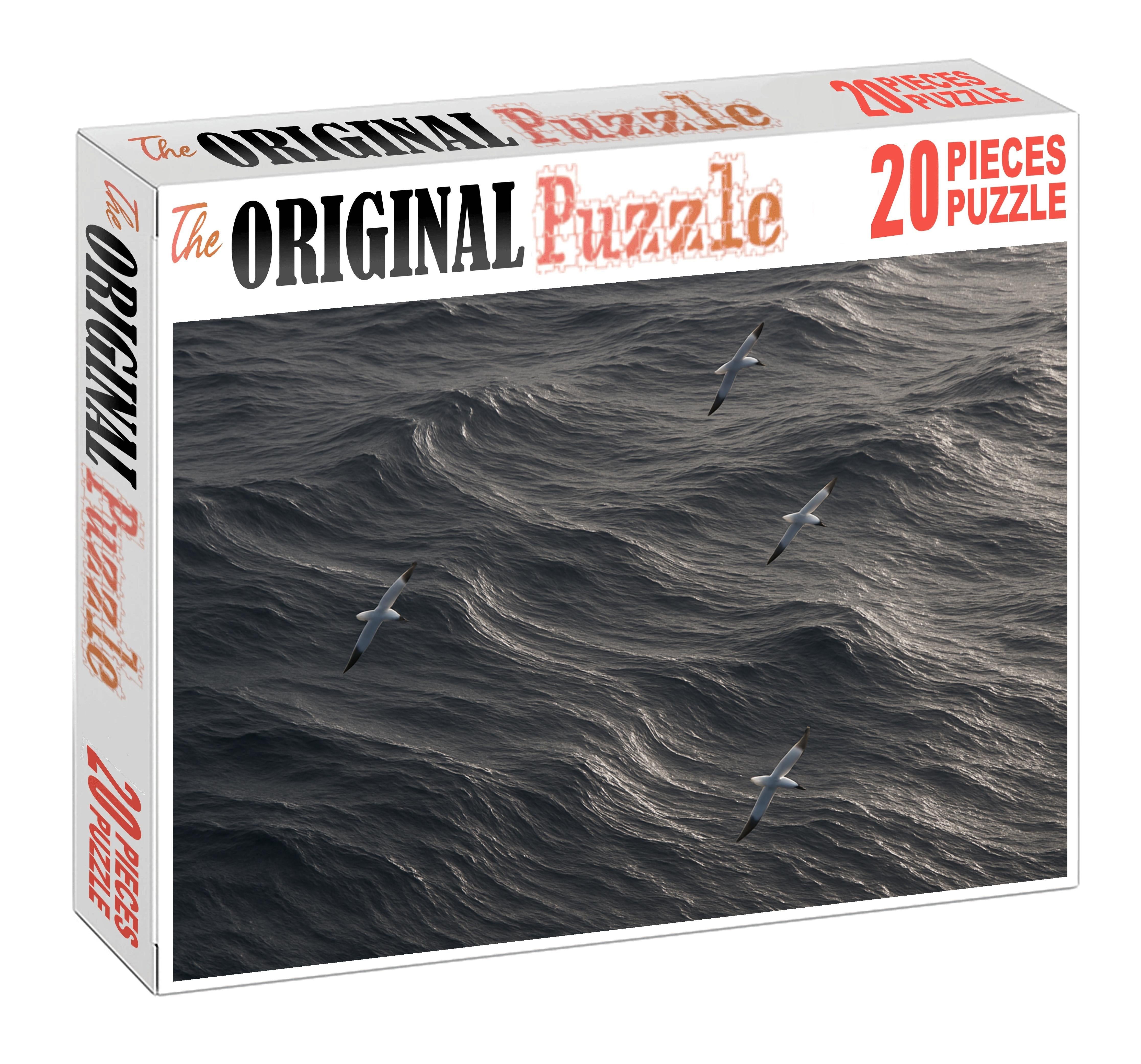 Silver Surface Current Ribbons 500 Piece Puzzle