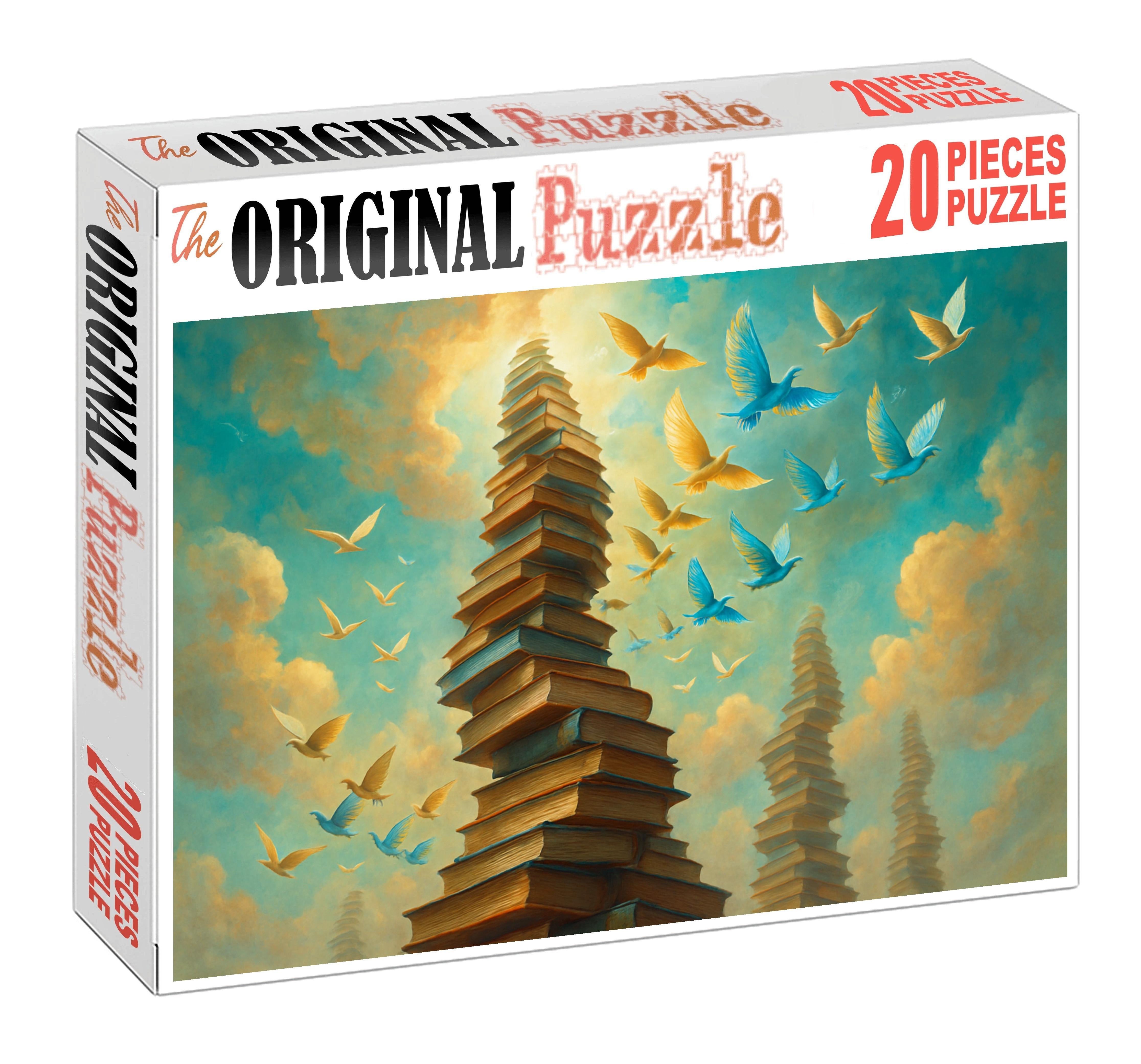 The Skyward Library Of Paper Birds 300 Piece Puzzle