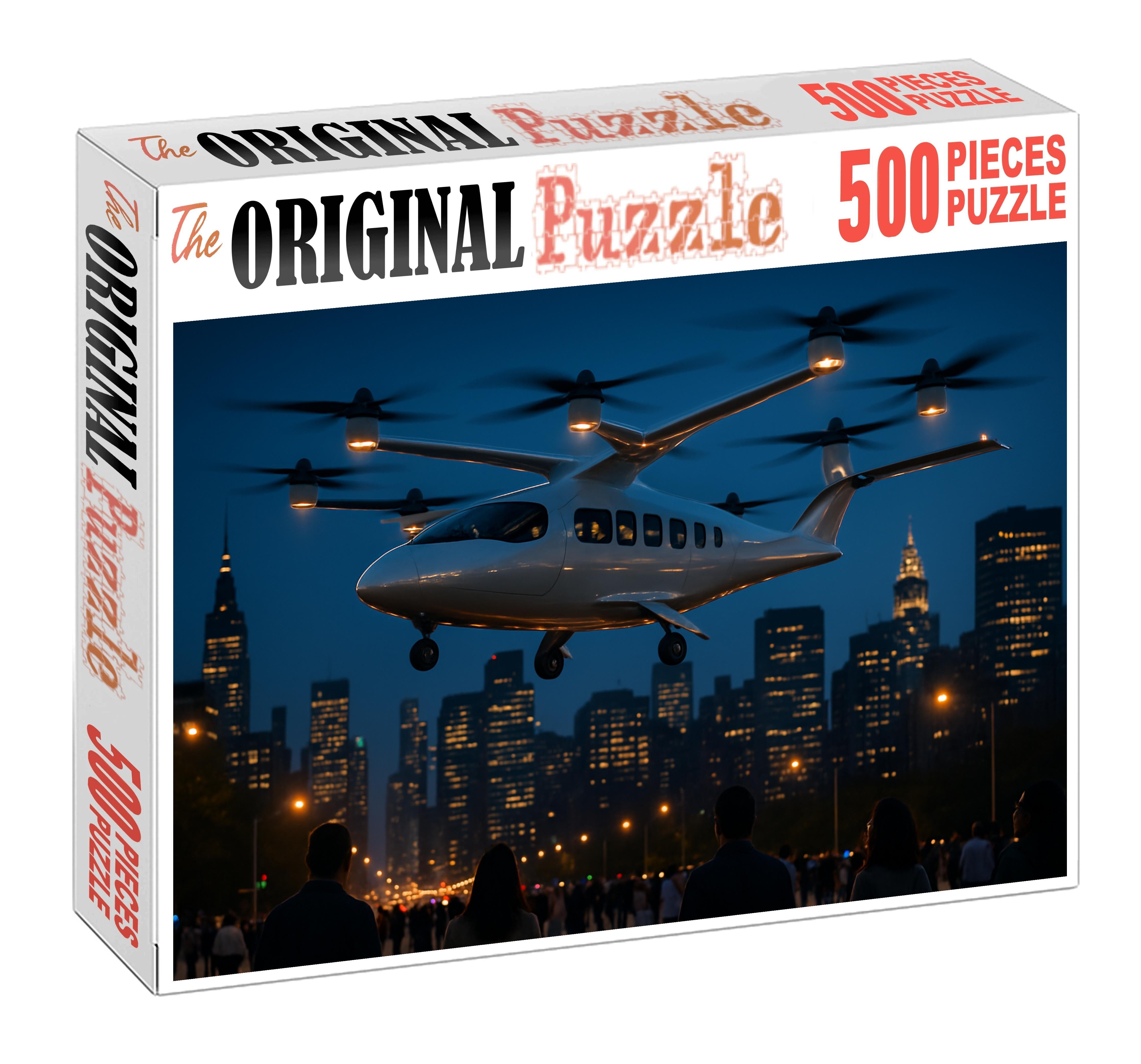 Electric Vertical Takeoff And Landing Airliner Puzzle For Kids