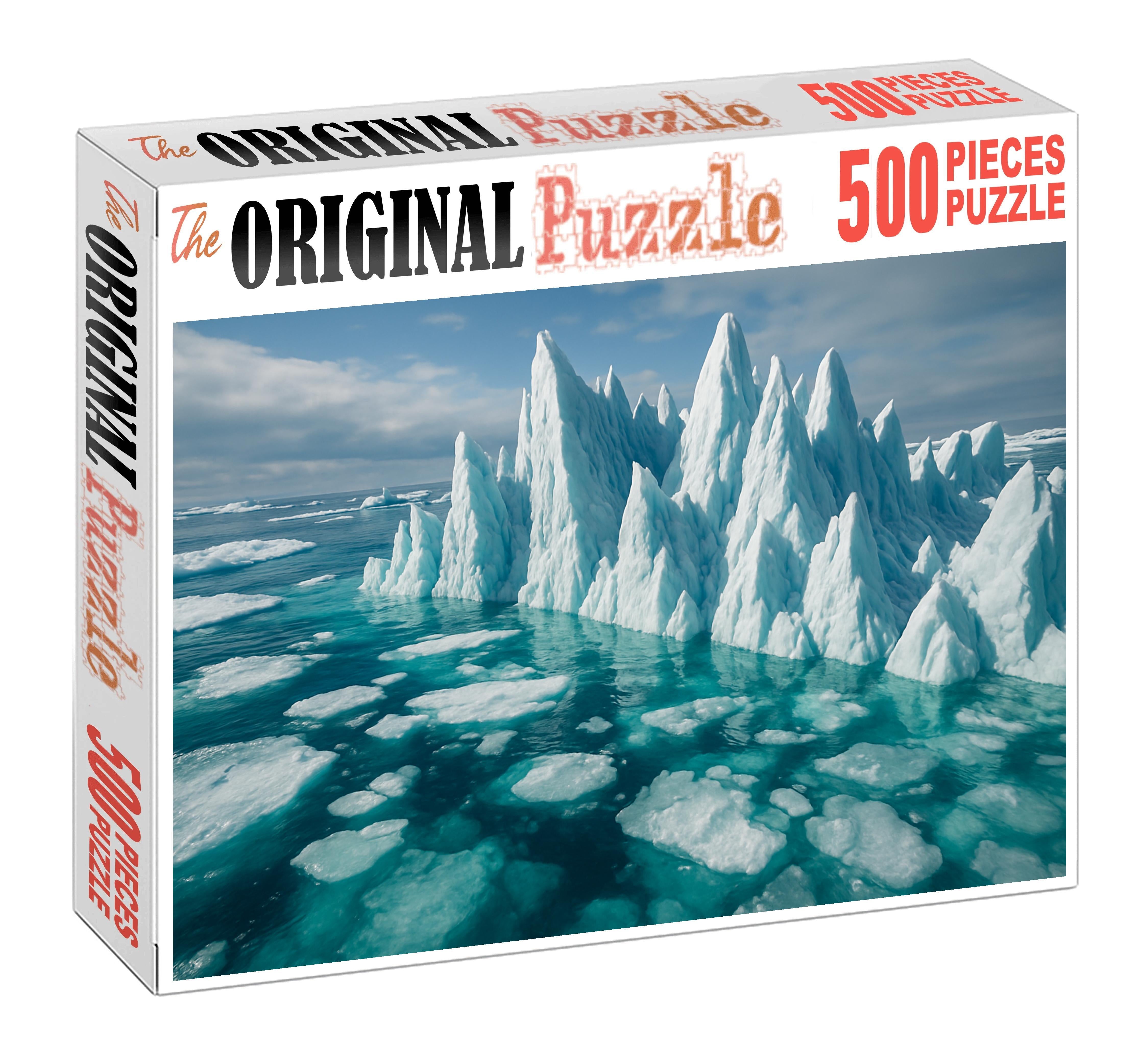 Frostbound Ice Ridge Puzzle For Adults
