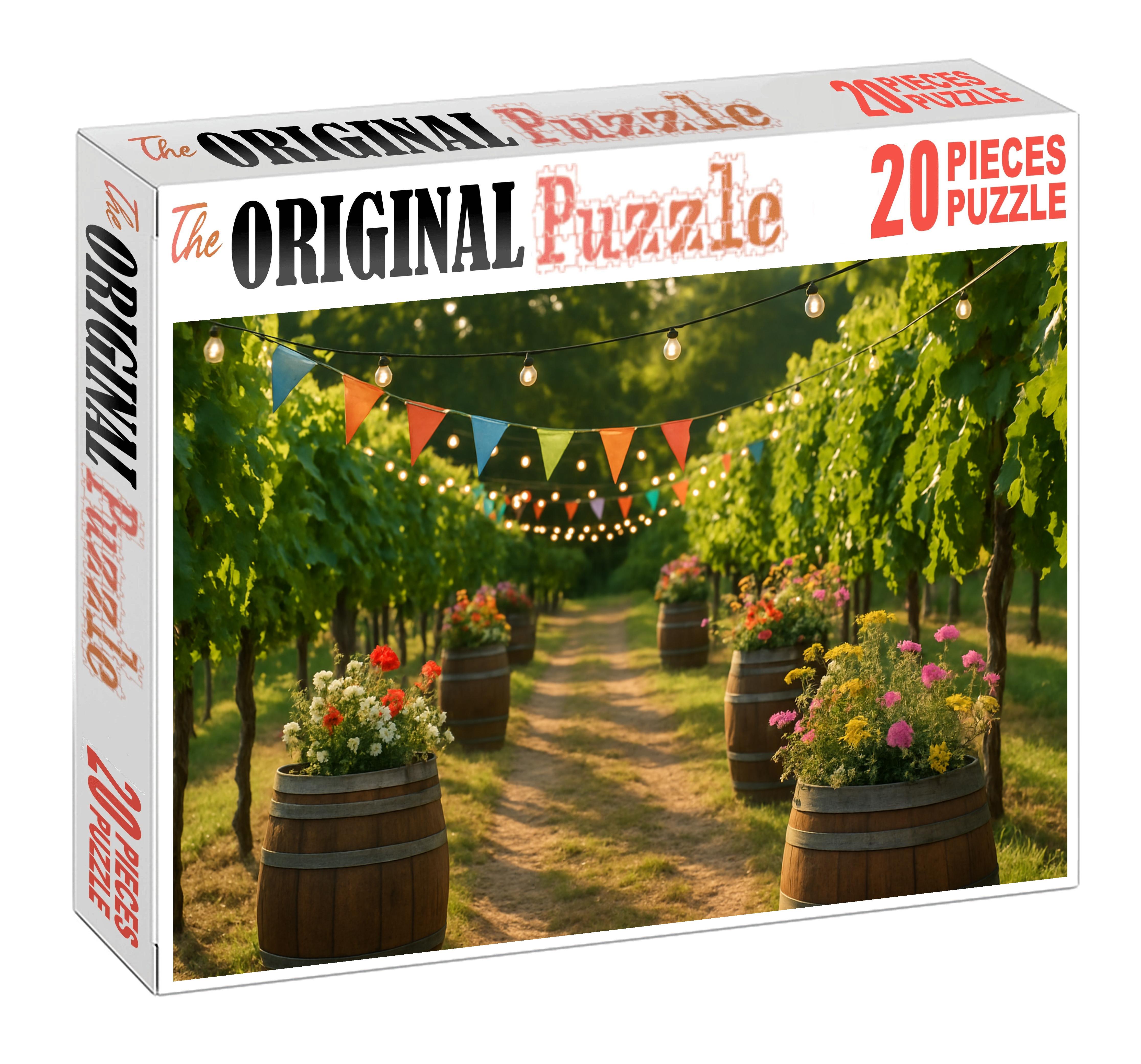 Rustic Summer Vineyard Fte Puzzle For Adults