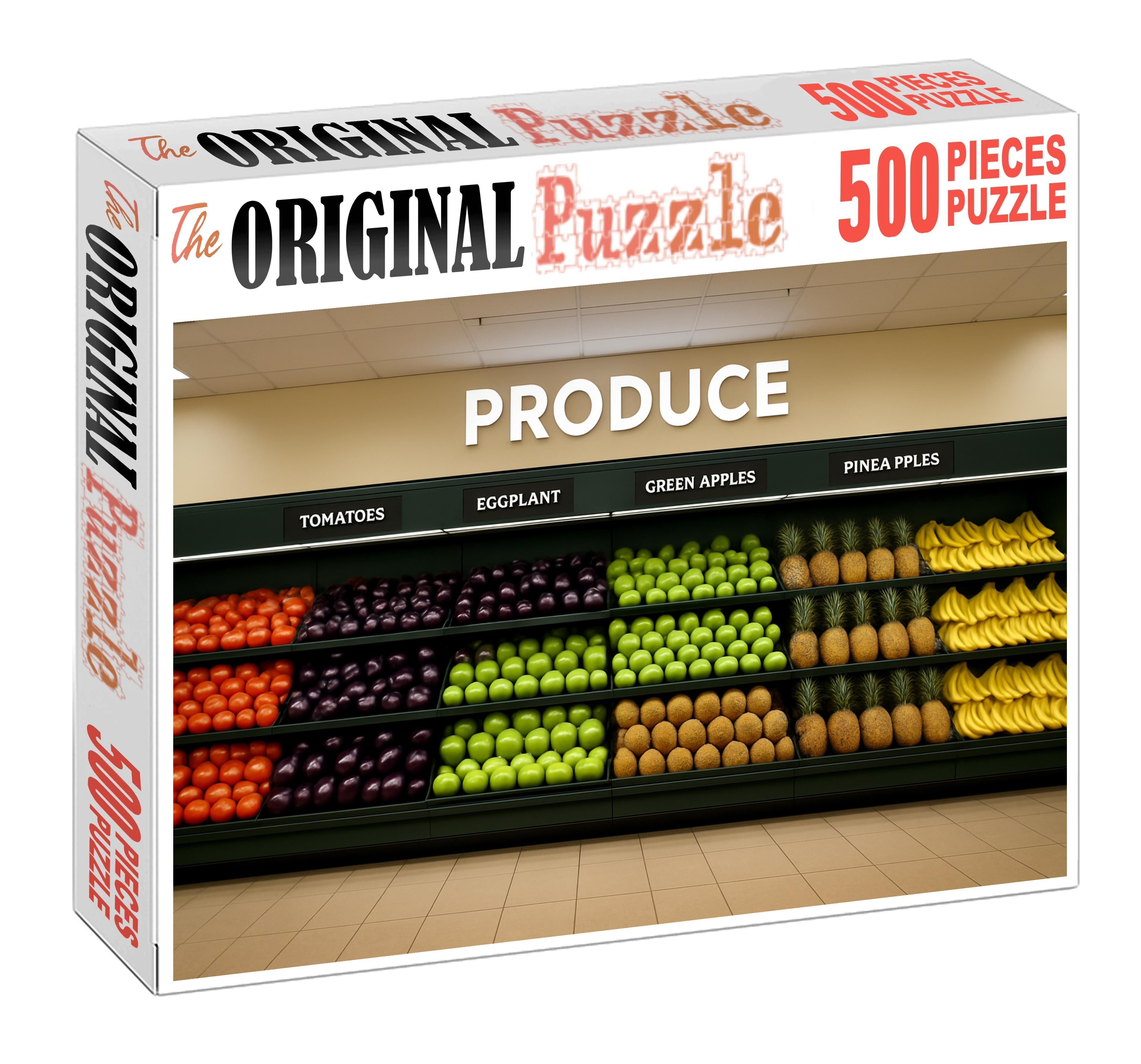 Market Aisle Panorama Puzzle Challenge