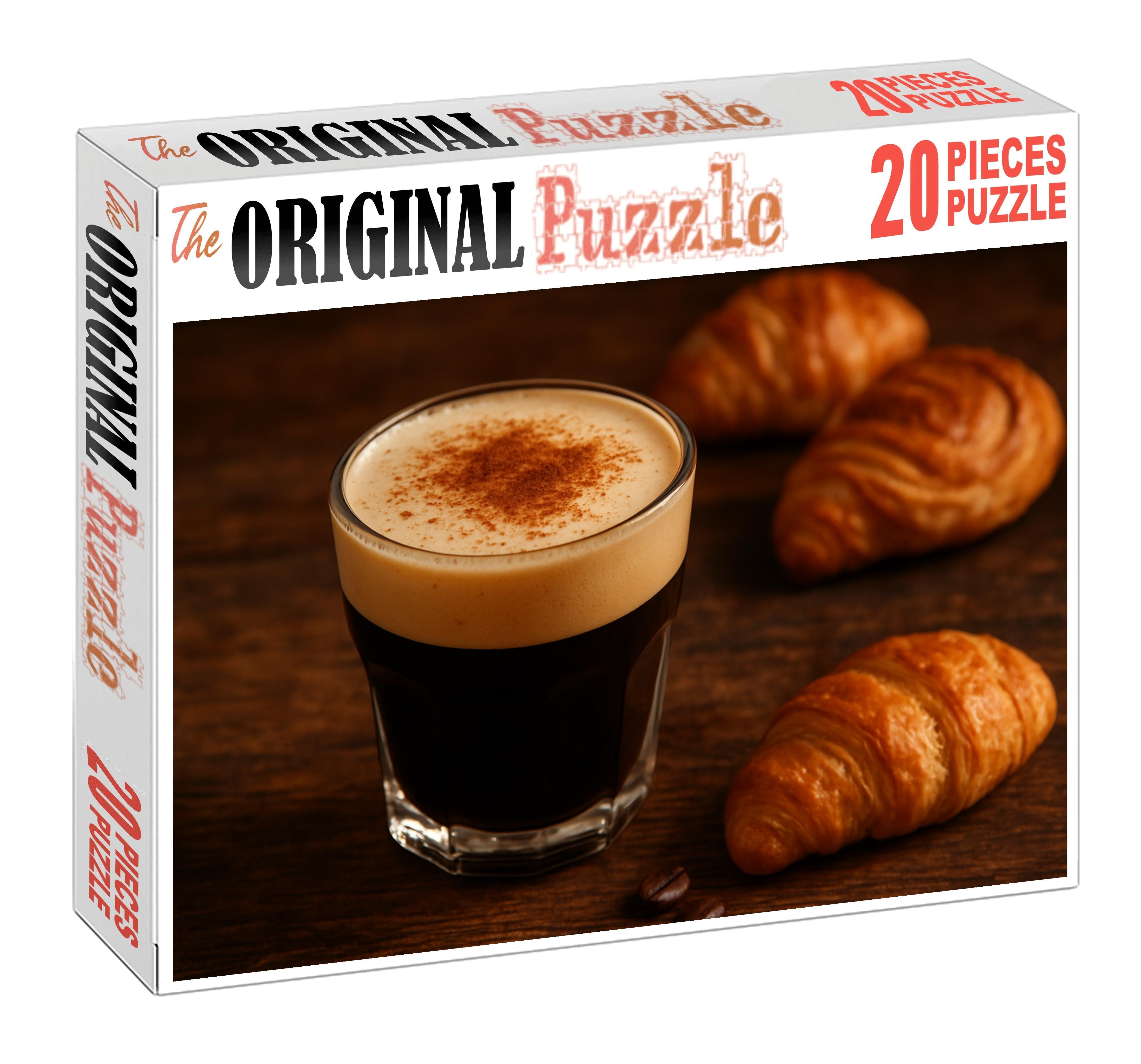 Cinnamon Velvet Smooth Espresso With Creamy Spice Unique Puzzle Design