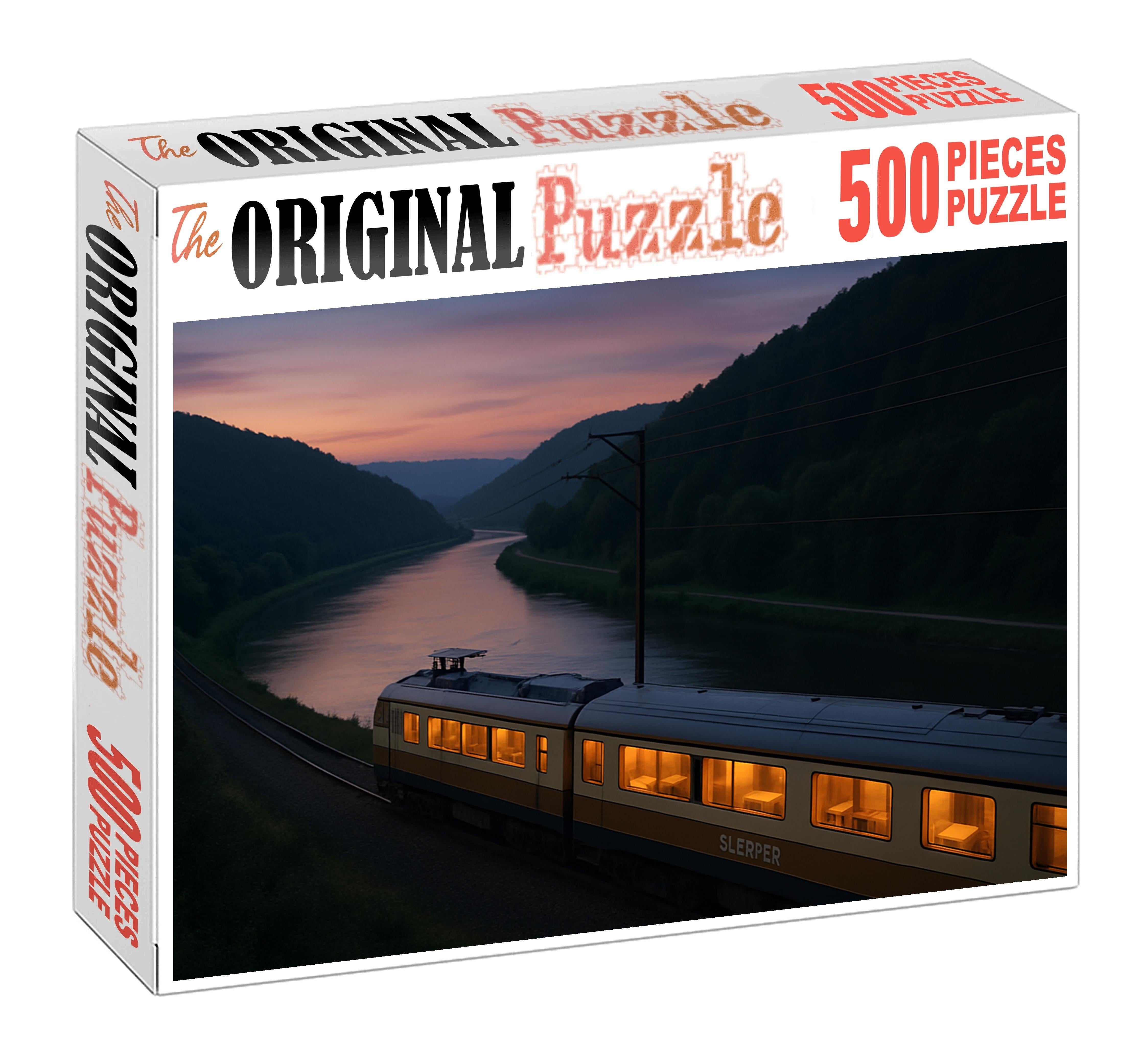 Golden Twilight Sleeper Express Mini Puzzle