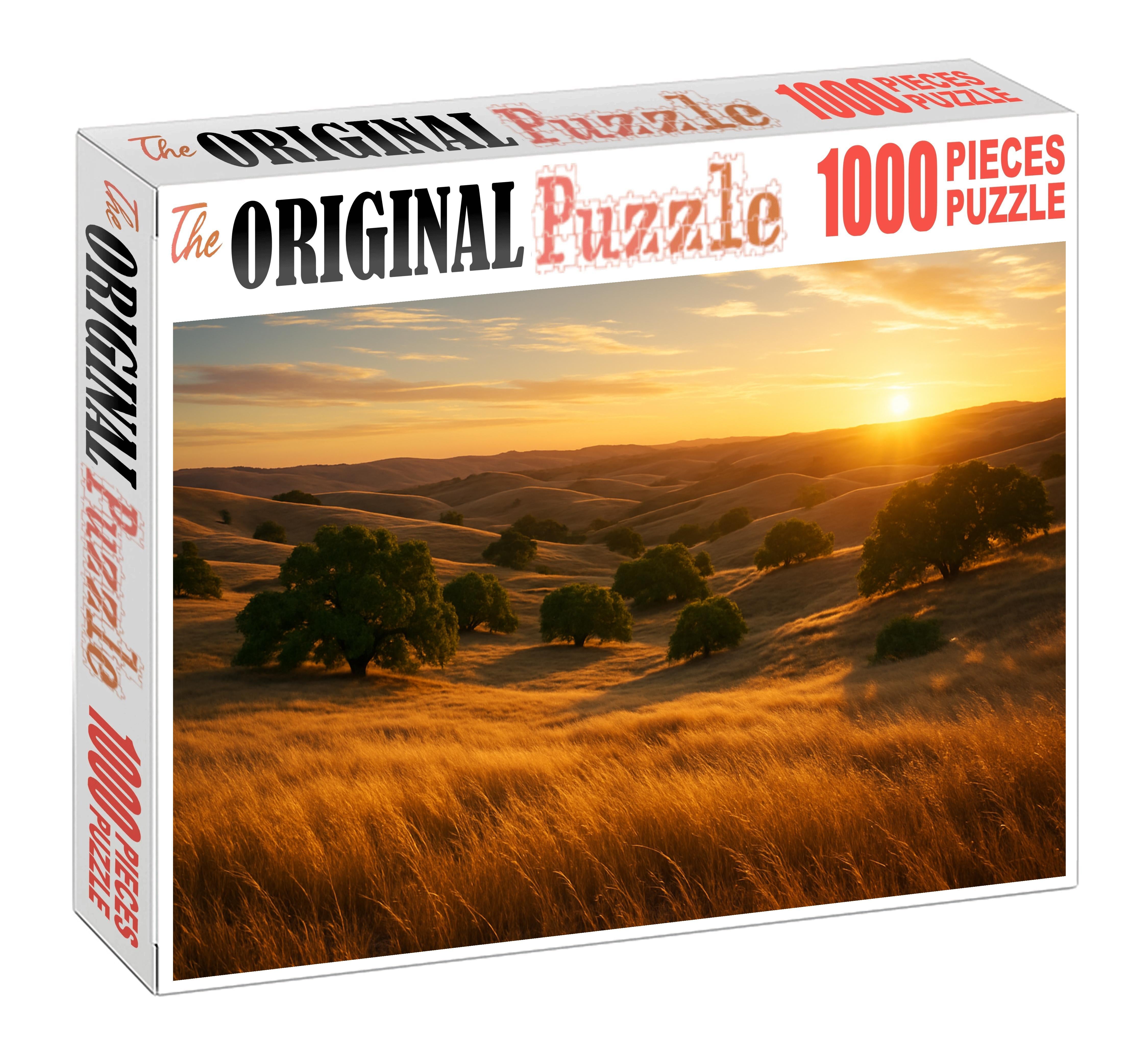 Golden Savannah Prairie 200 Piece Puzzle