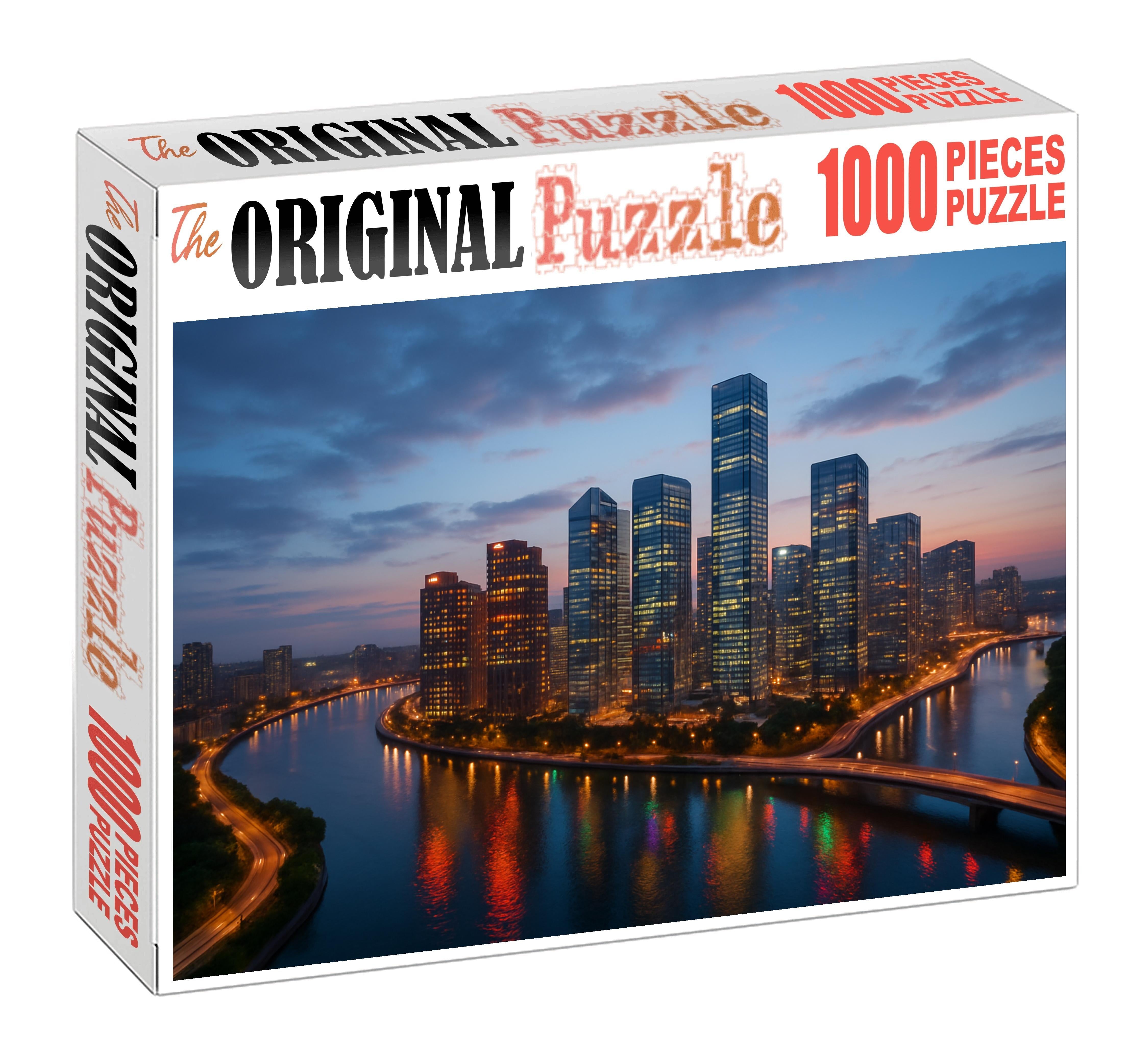 Melbourne Docklands Skyline Contemporary Waterfront Urbanism 100 Piece Puzzle