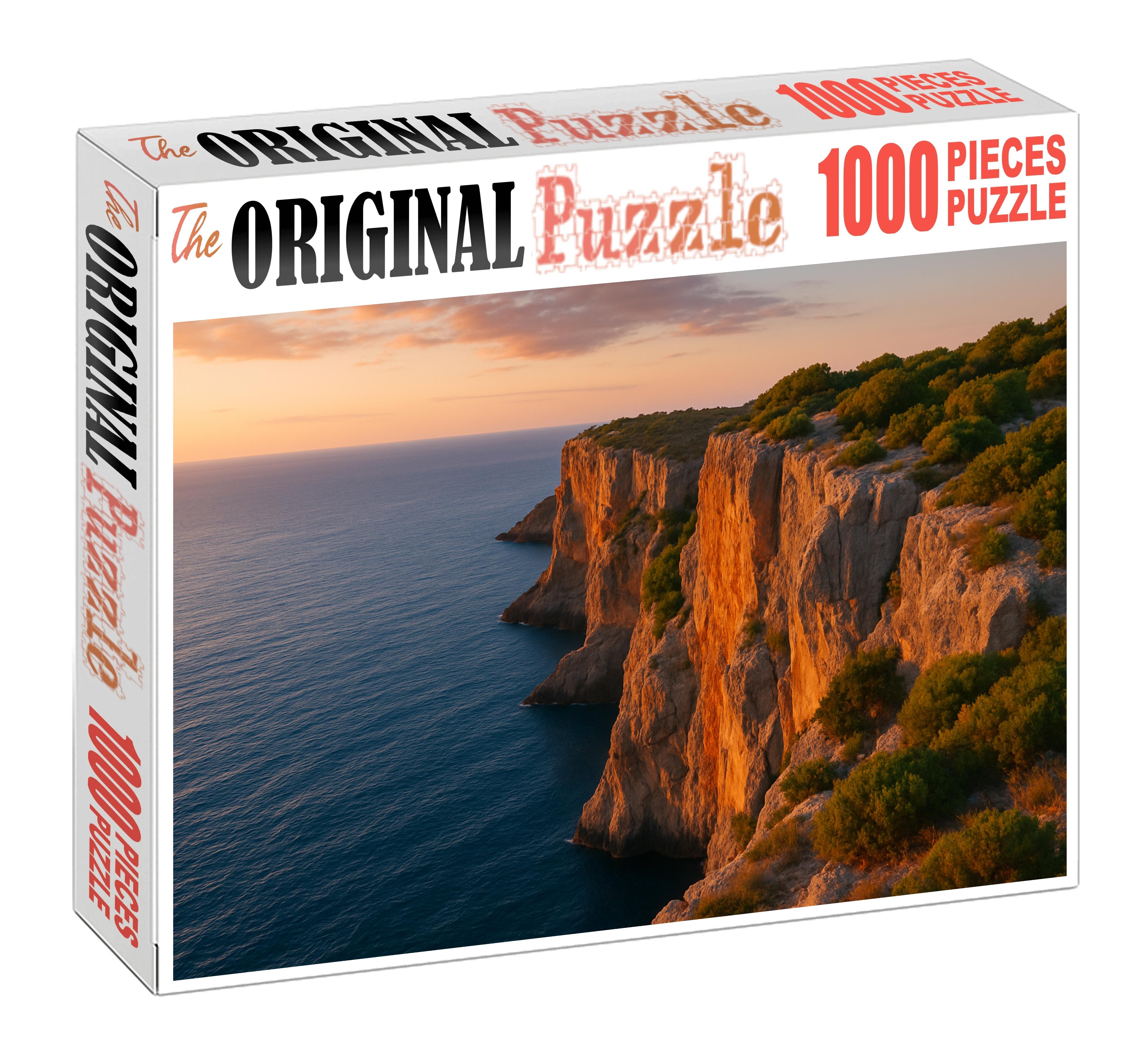 Twilight Coastal Bluffs Custom Jigsaw Puzzle