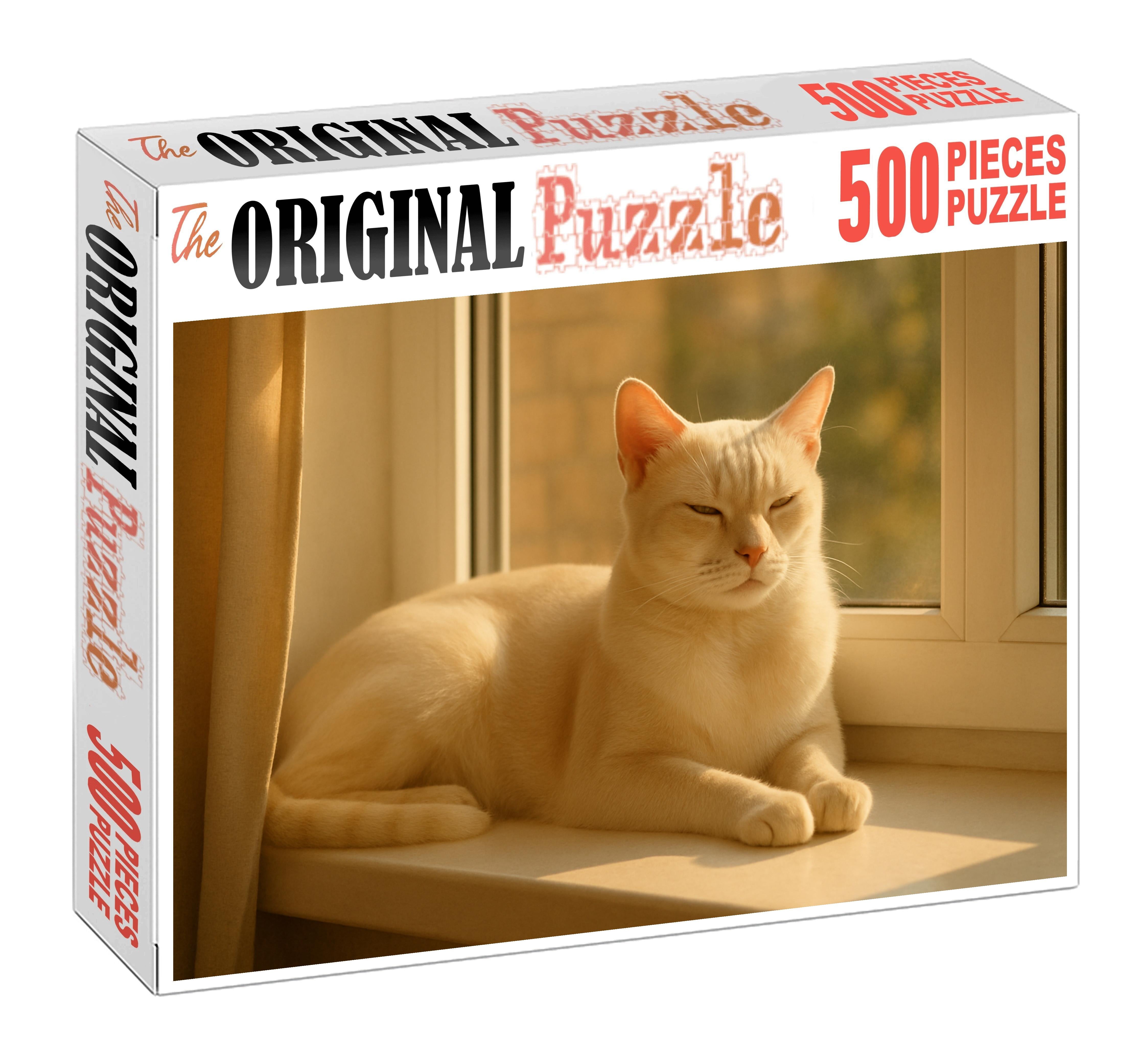 Ivory Whisper Creamy White Shortcoat With Gentle Soul Unique Puzzle Design