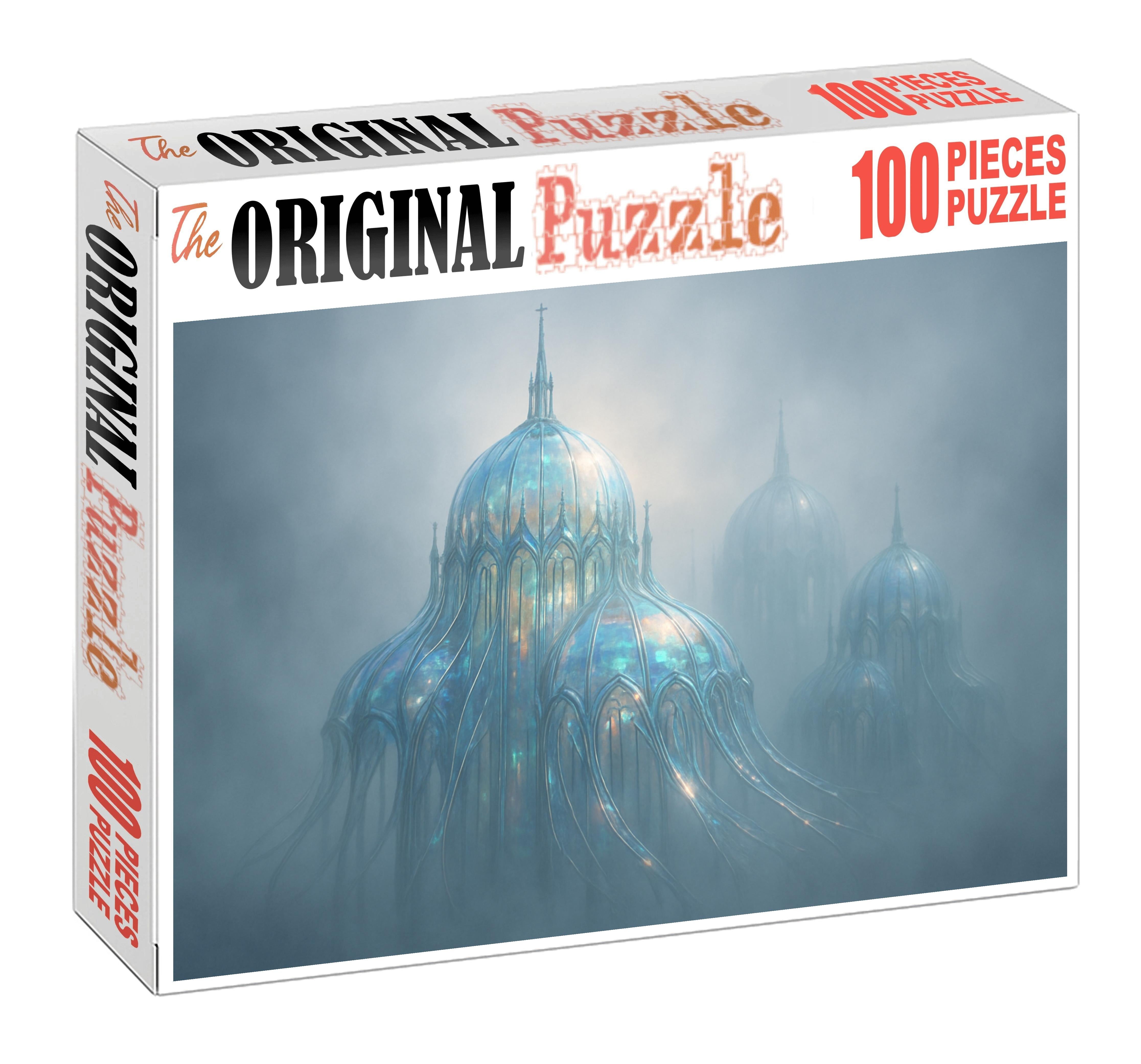 Glass Jellyfish Cathedral 500 Piece Puzzle