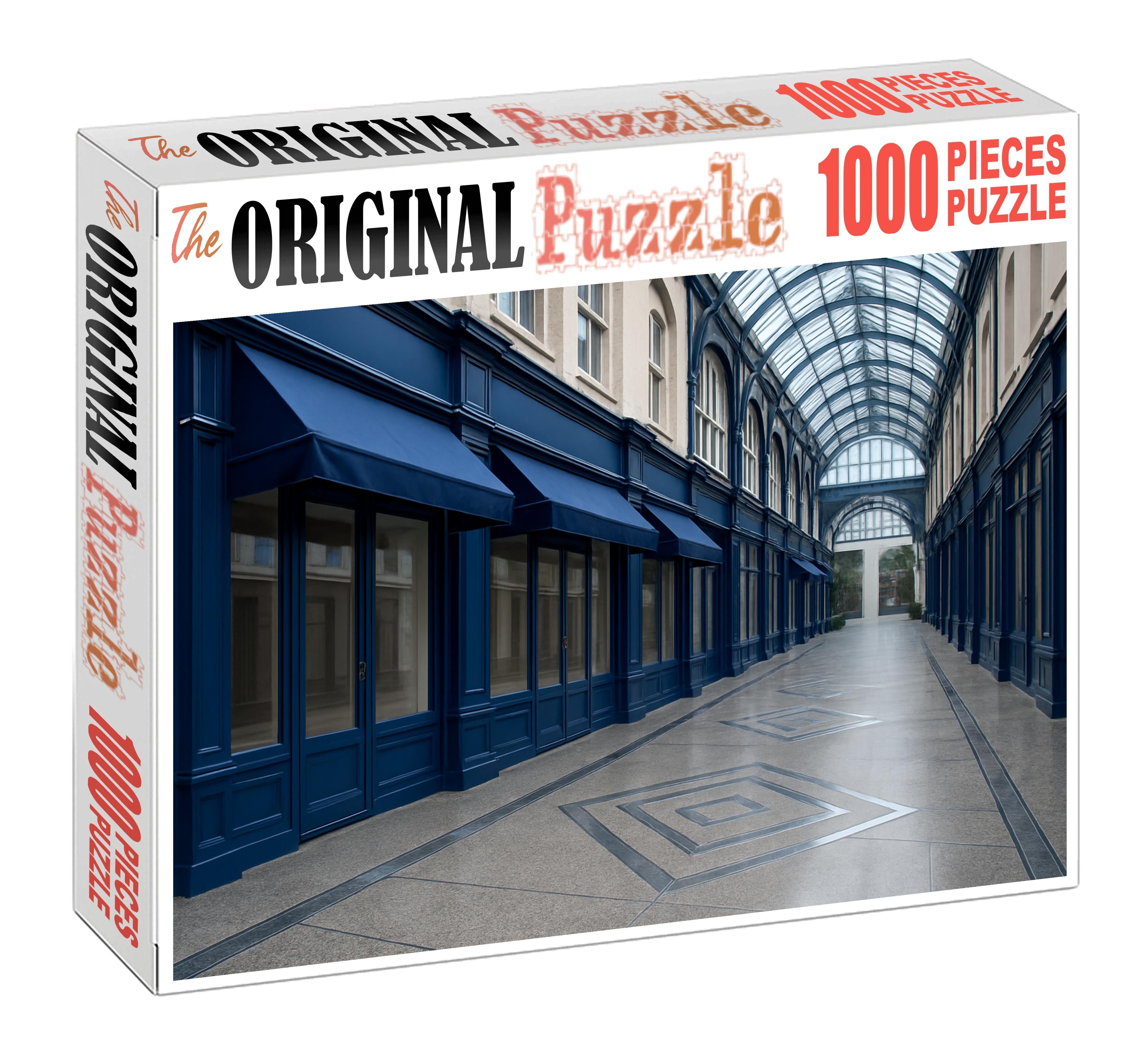 Cobalt Arcade Custom Jigsaw Puzzle