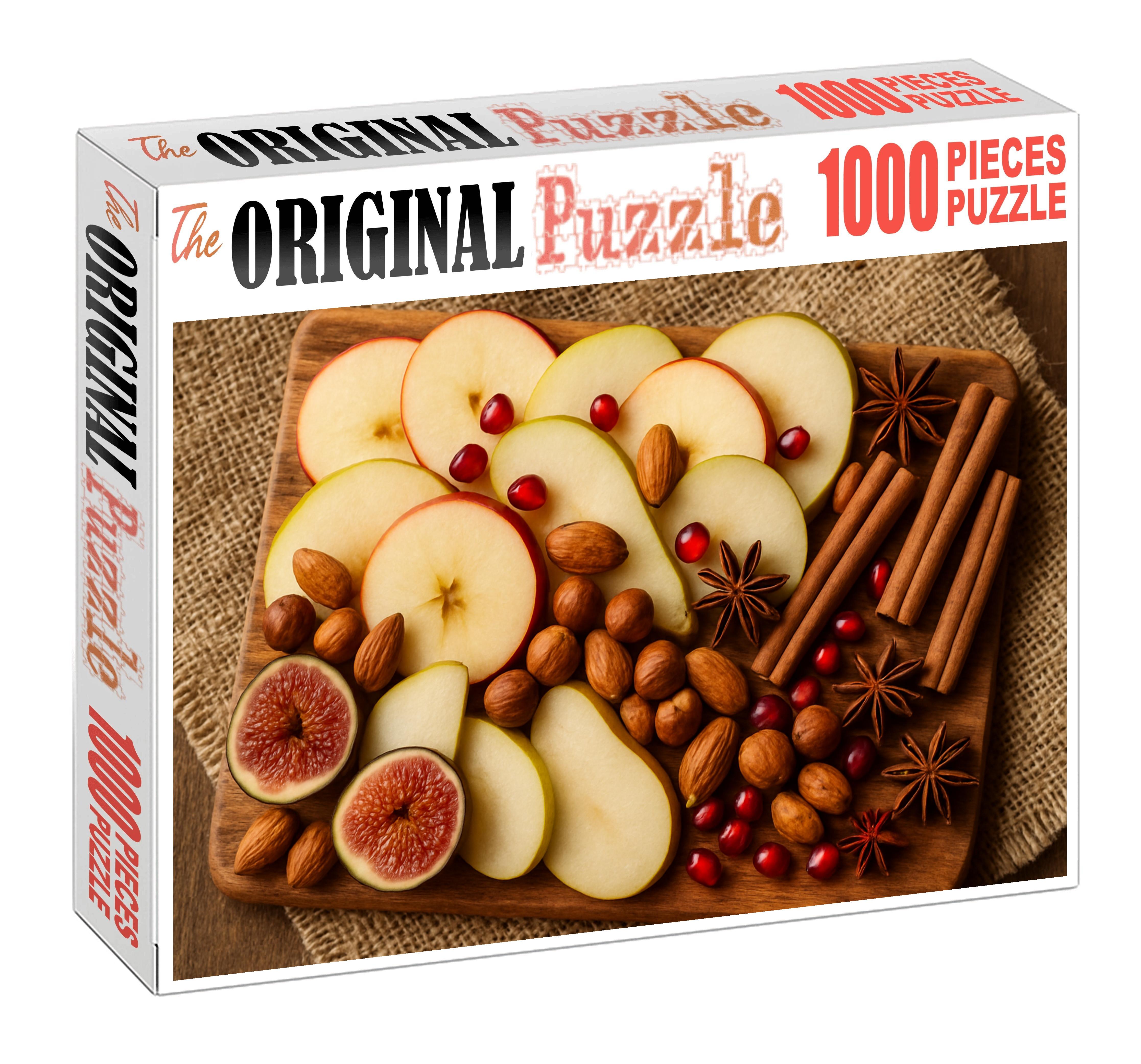 Autumn Harvest Platter With Nuts Puzzle Challenge