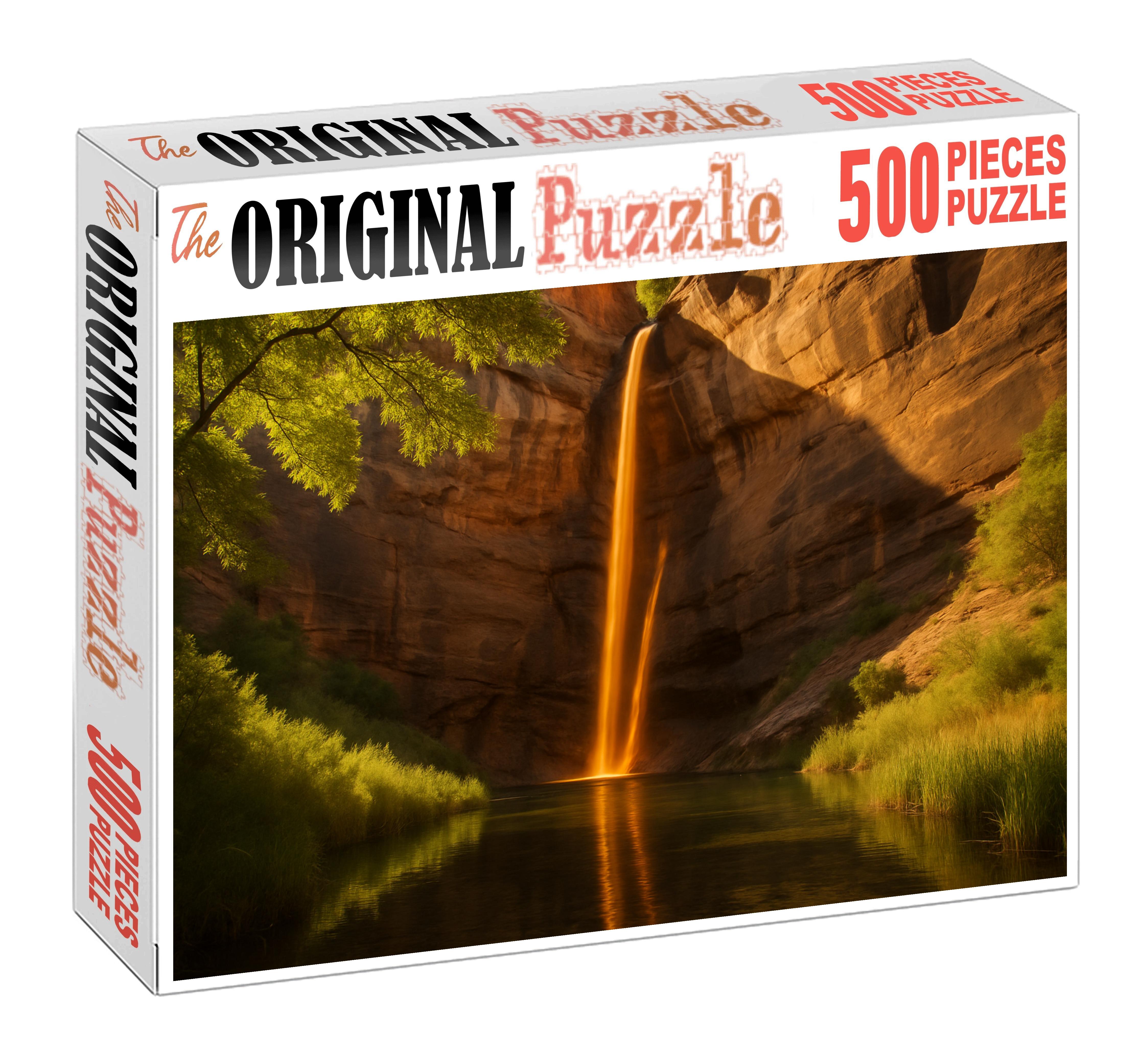 Sunlit Amber Ribbon Puzzle For Kids