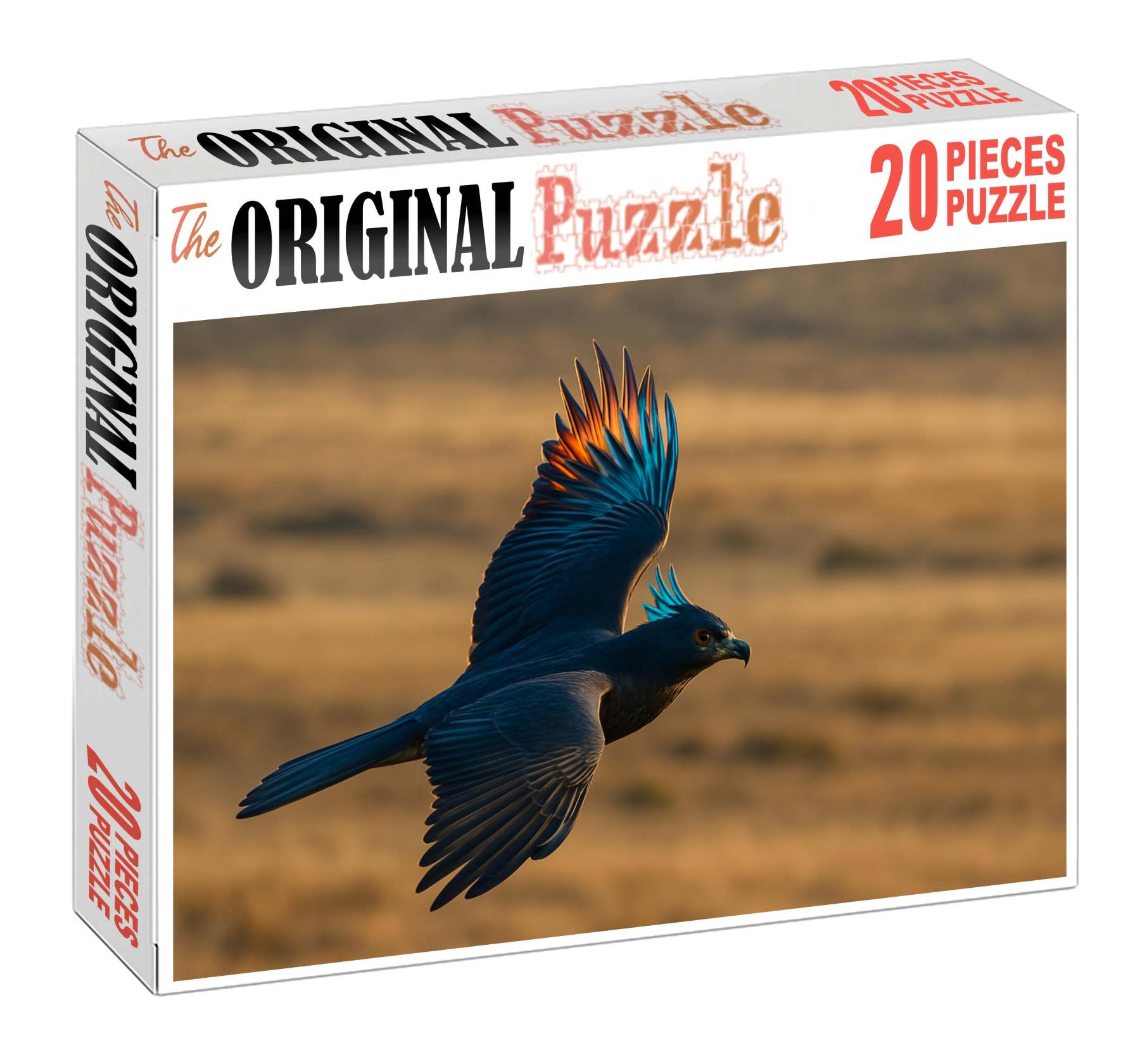 Aurora Crest Hawk Medium-sized Bird Of Prey With Iridescent Feathering And Keen Eyesight Puzzle Fun