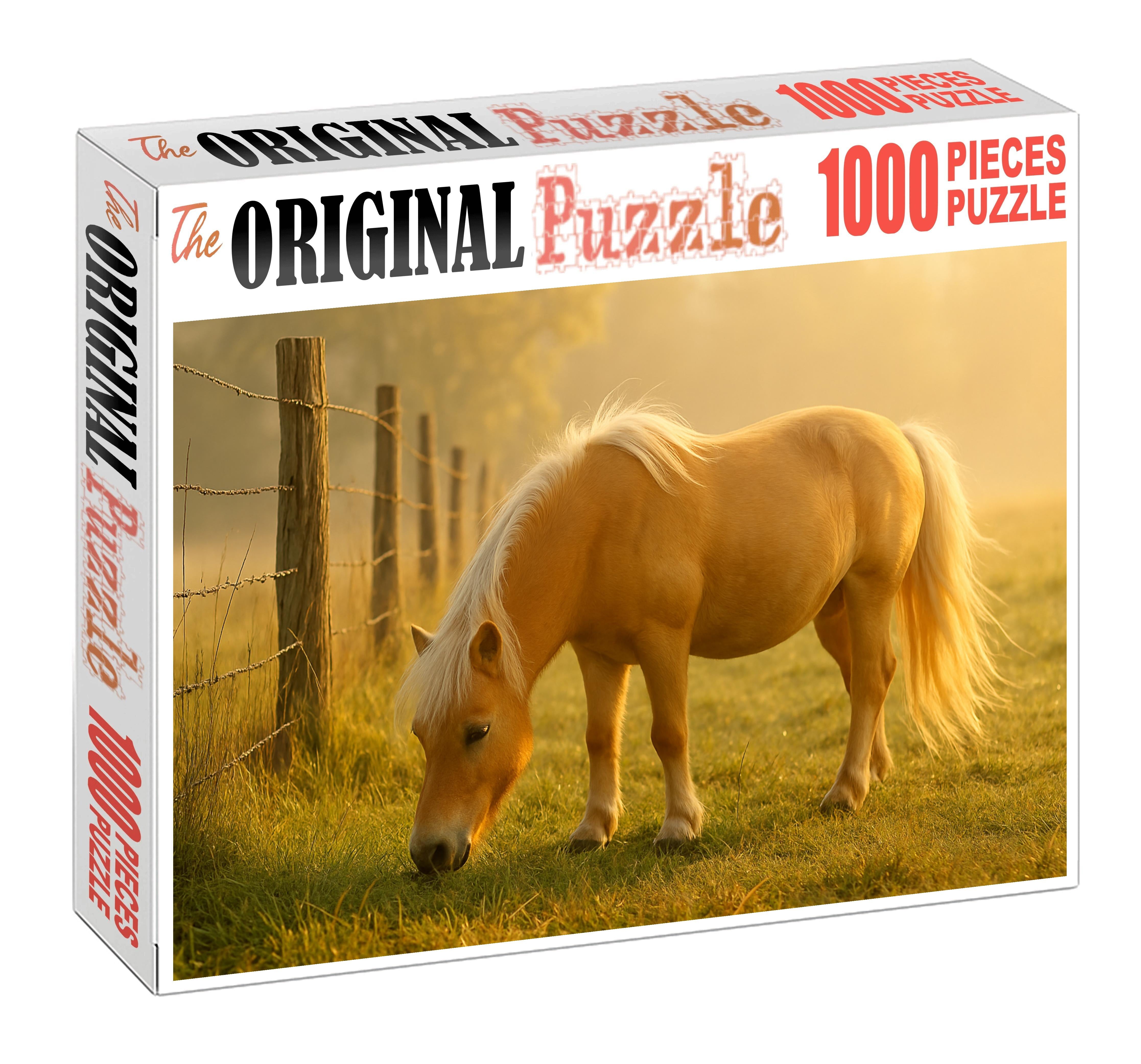 Misty Meadow Soft Palomino Pony With Endearing Temperament Puzzle For Kids