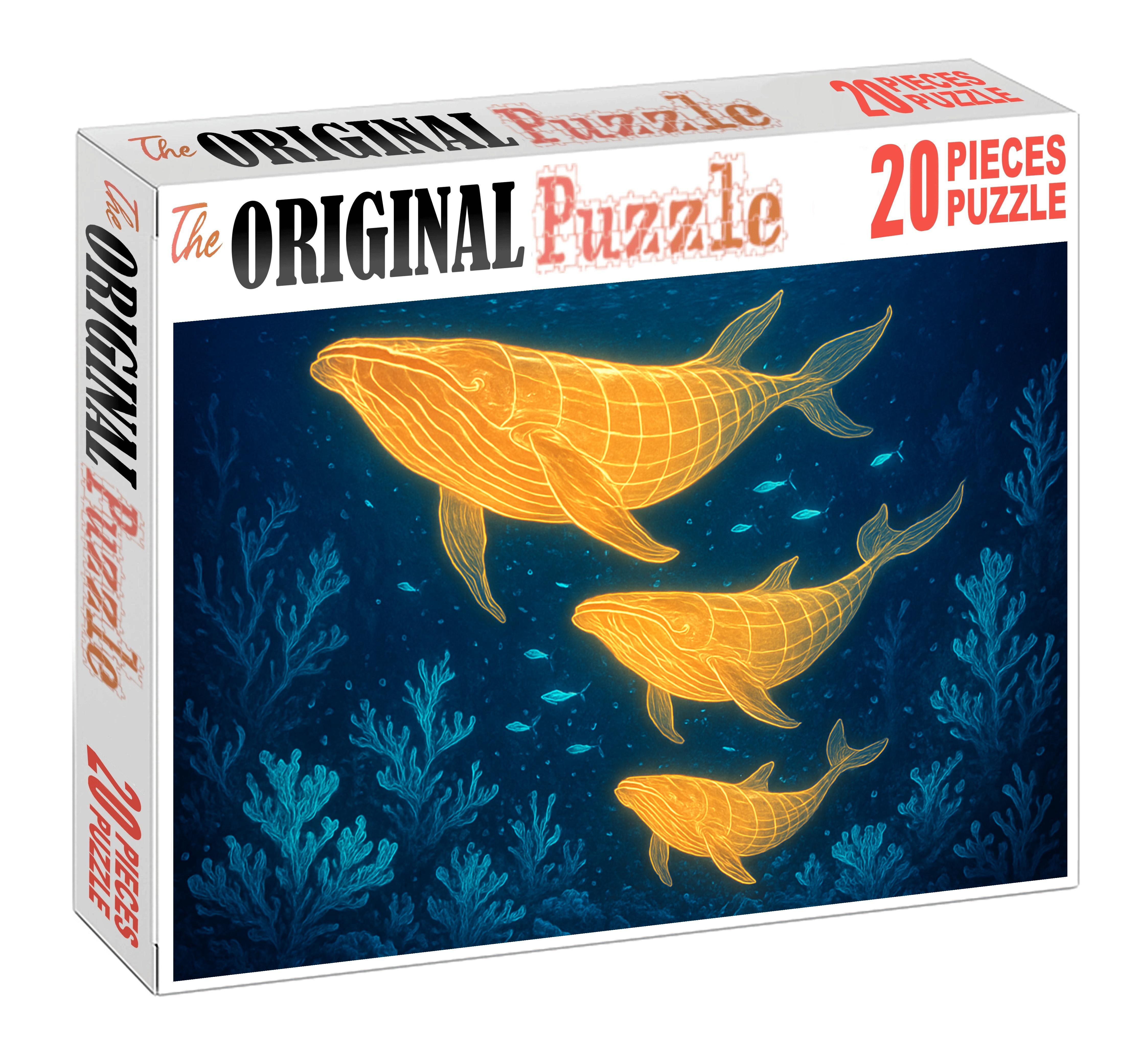 Whispering Lantern Whales 500 Piece Puzzle