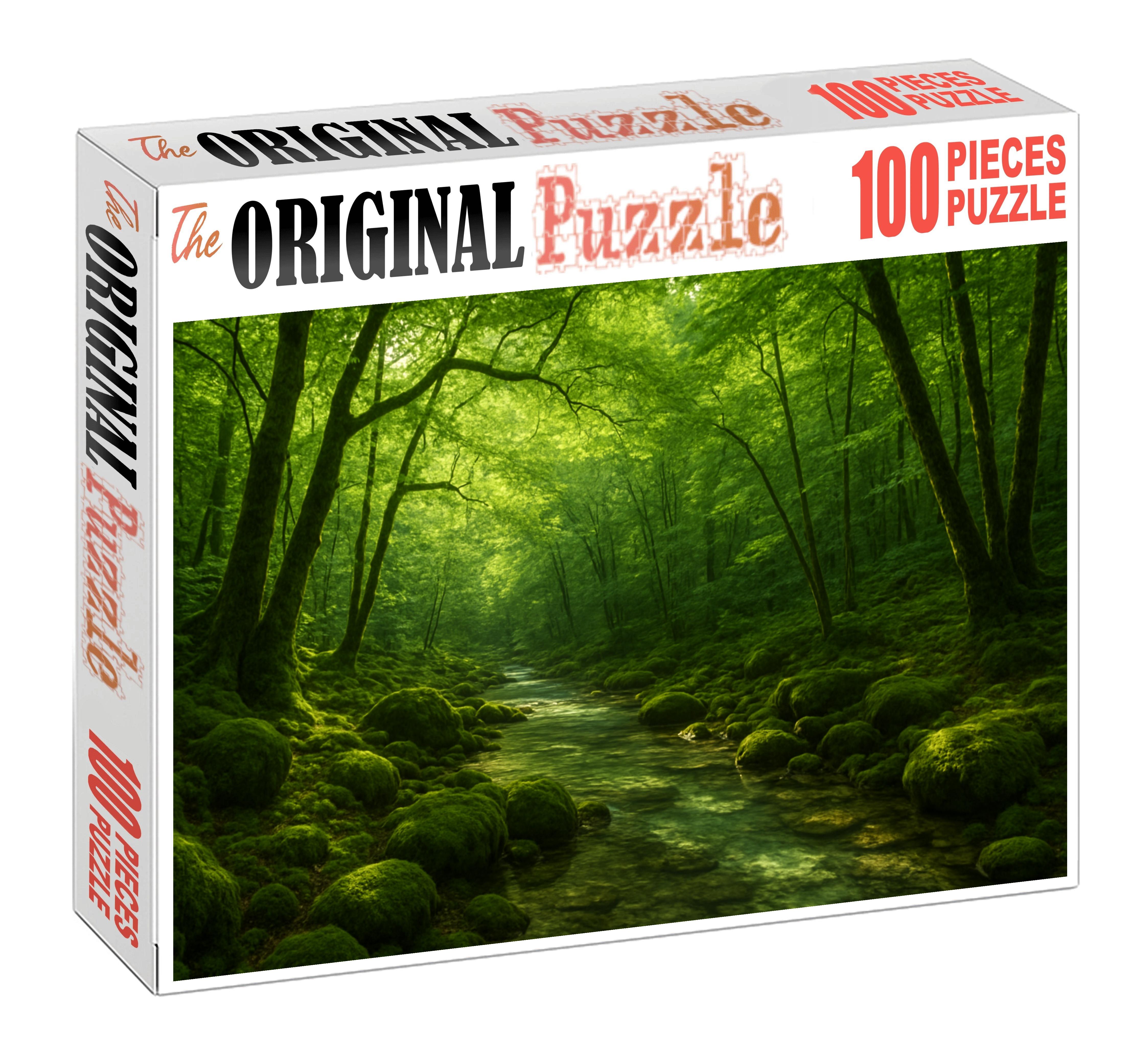 Emerald Grove Sanctuary Custom Jigsaw Puzzle